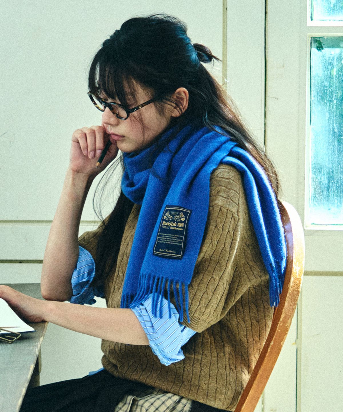 락피쉬웨더웨어(ROCKFISH WEATHERWEAR) CLASSIC WOOL SCARF SOLID - 7 colors