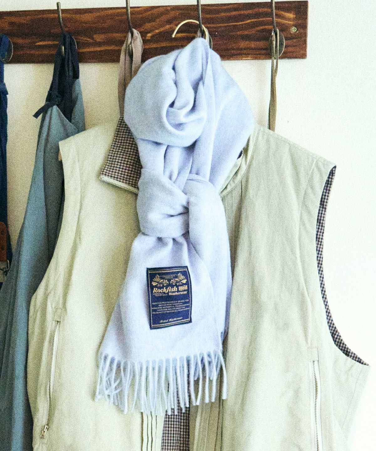 락피쉬웨더웨어(ROCKFISH WEATHERWEAR) CLASSIC WOOL SCARF SOLID - 7 colors