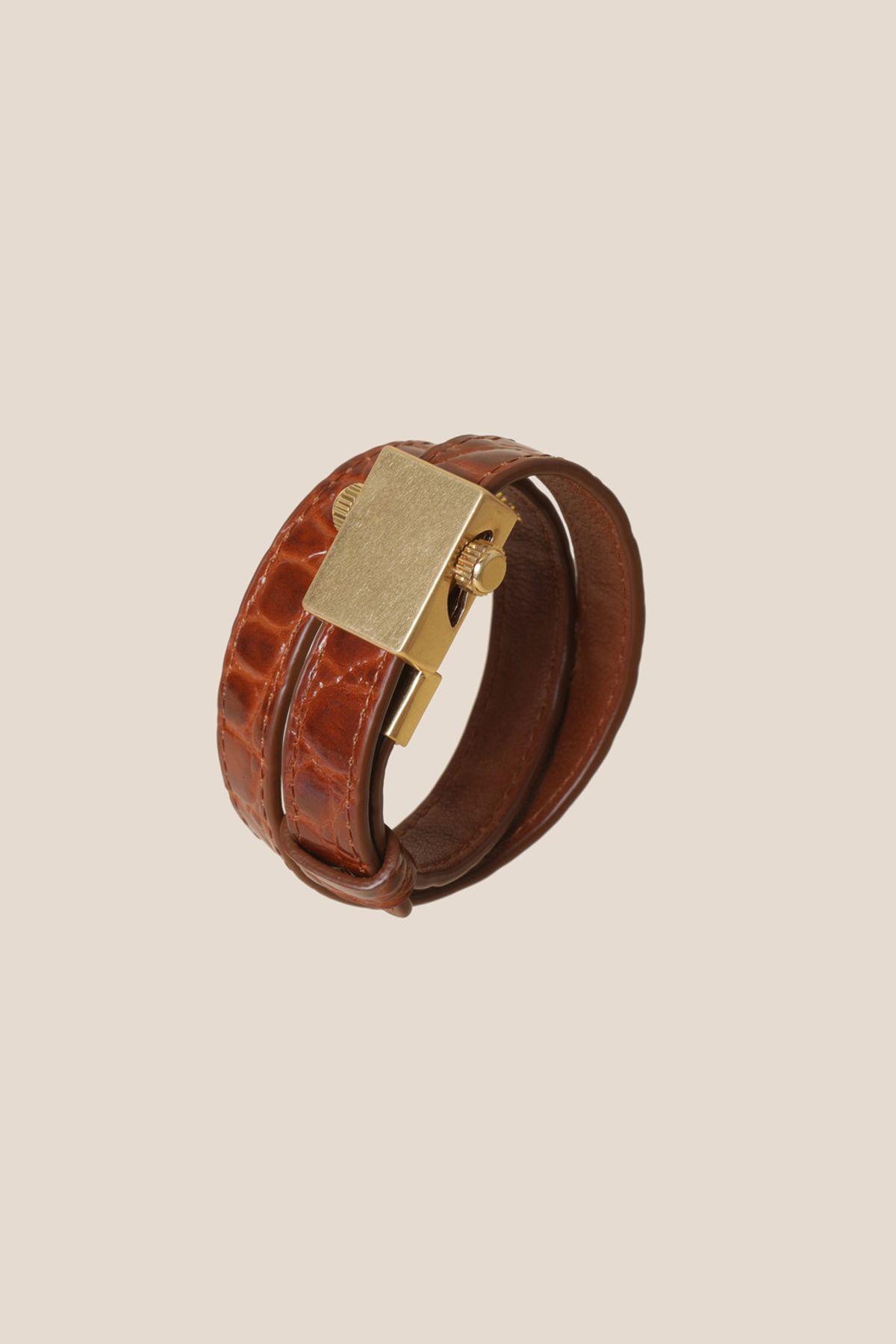 쿠론(COURONNE) Le Temp Bracelet (Brown)_RCEAX24641BRX