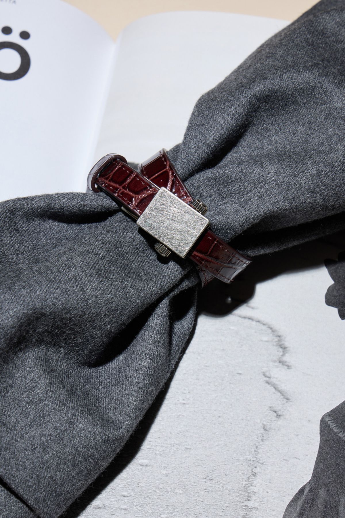 쿠론(COURONNE) Le Temp Bracelet (wine)_RCEAX24641WIX