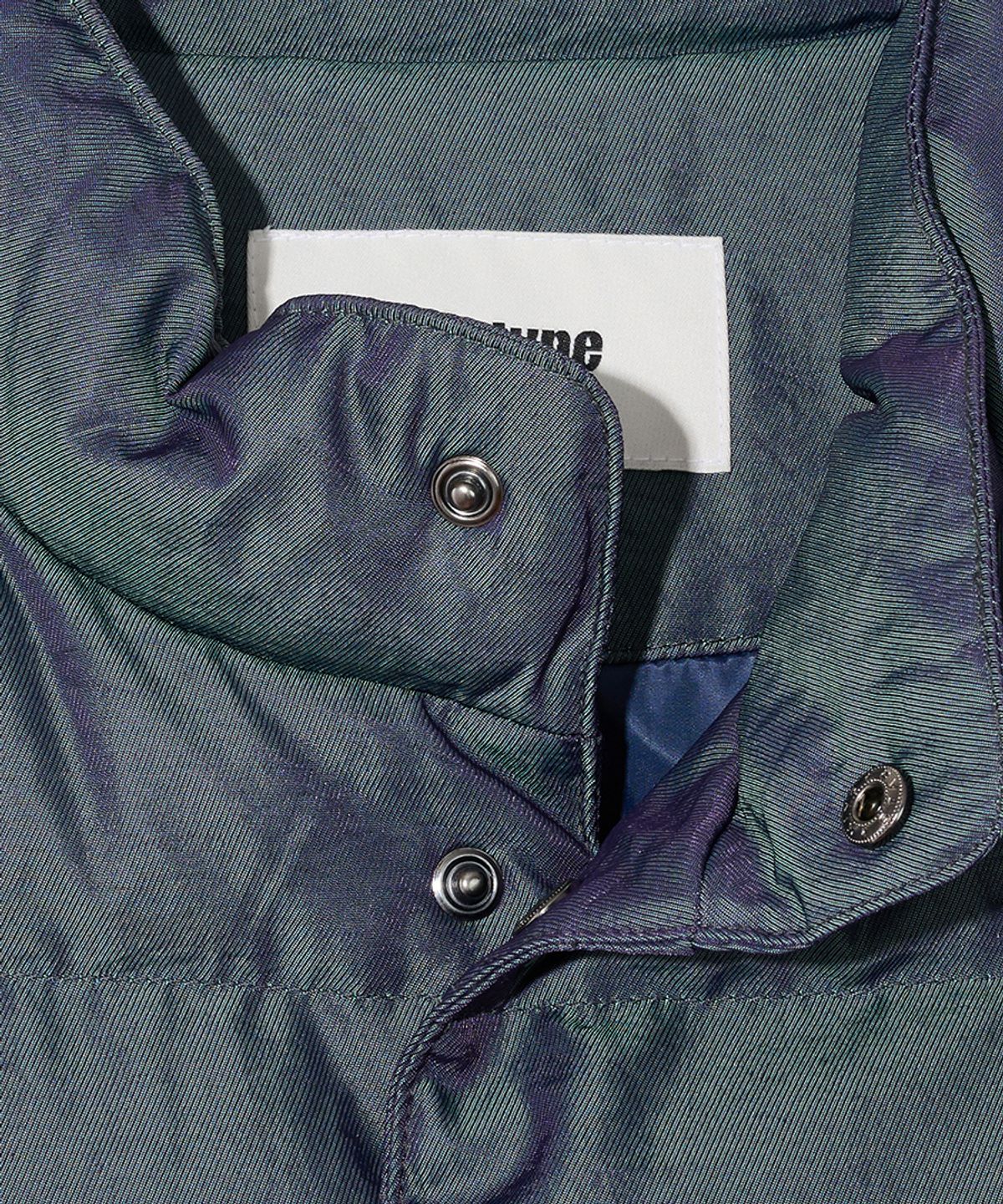 논타입(NONTYPE) PRISM DOWN VEST (NAVY)