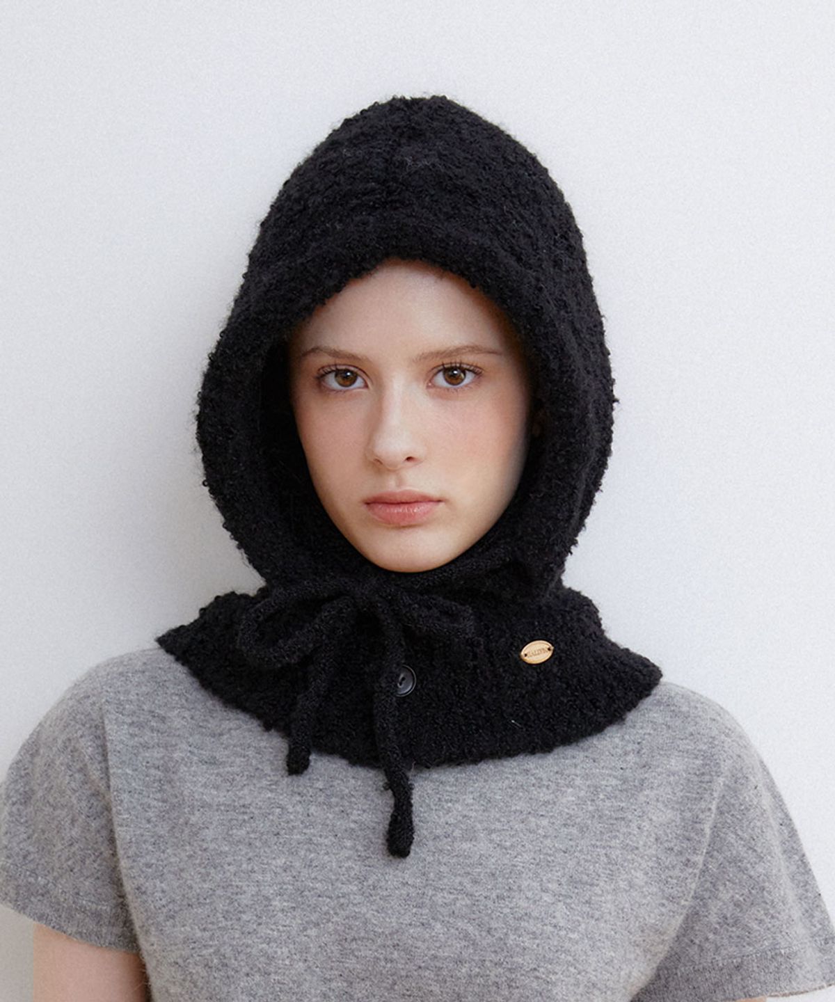 할렌(HALDEN) mild hairy balaclava (C057_black)