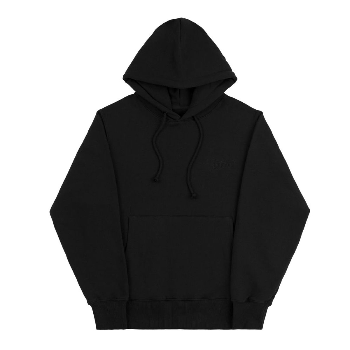 행아웃(HANGOUT) X 에이맨 치카노 리플렉티브 레터링 후디 (블랙)