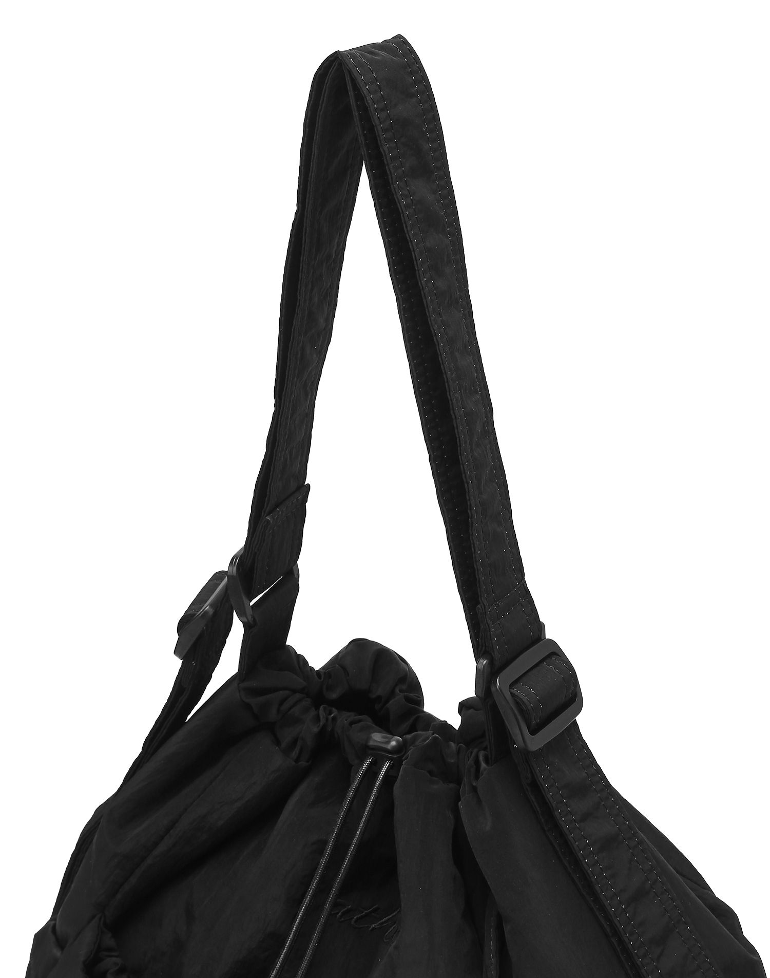 ★athe★ RUBAN Le Bon Dark Gray Ribbon Backpack and Shoulder Grey Leather one shoulder backpack | Valextra V-Line