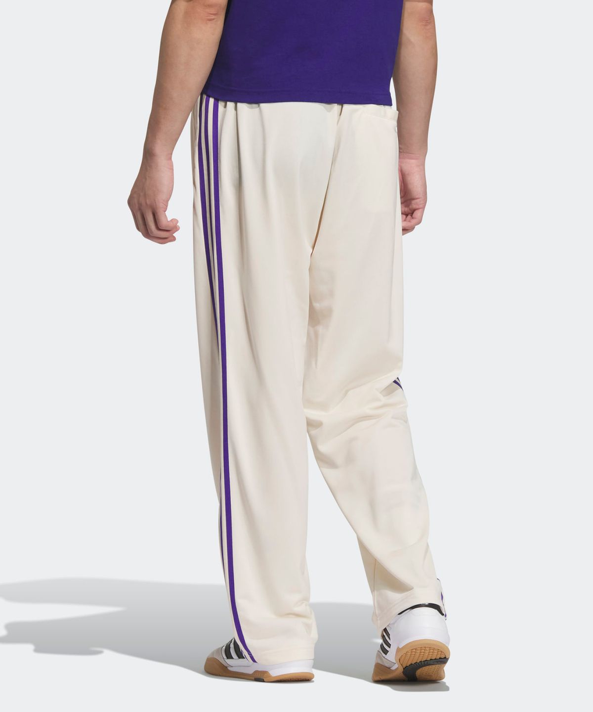 아디다스(ADIDAS) BB 트랙 팬츠 - 원더화이트:퍼플 / JD5265