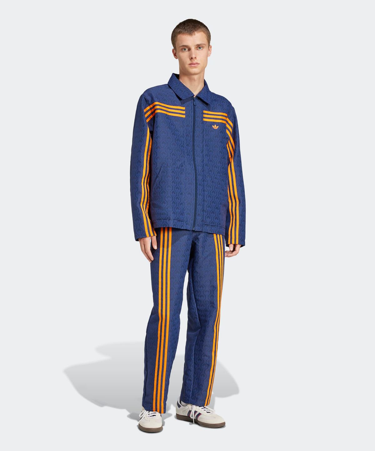 아디다스(ADIDAS) 70s 클럽 팬츠 - 네이비:오렌지 / JN5971