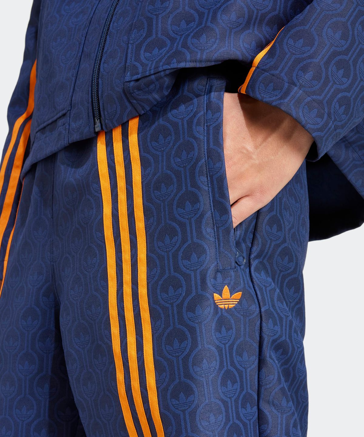 아디다스(ADIDAS) 70s 클럽 팬츠 - 네이비:오렌지 / JN5971