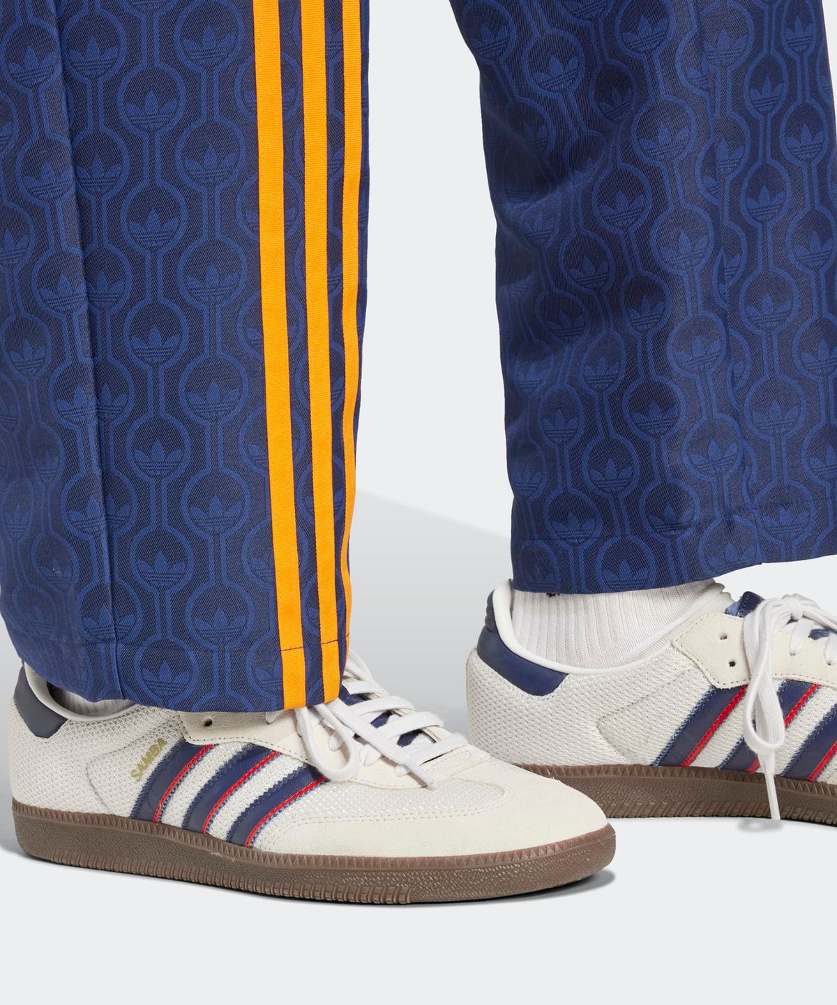 아디다스(ADIDAS) 70s 클럽 팬츠 - 네이비:오렌지 / JN5971