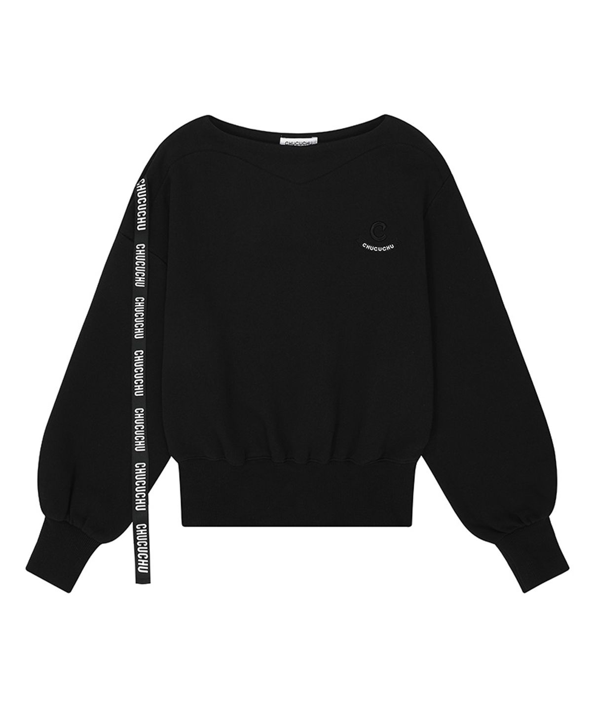 츄쿠츄(CHUCUCHU) CBDFW-TS003W 립 포인트 넥 탑