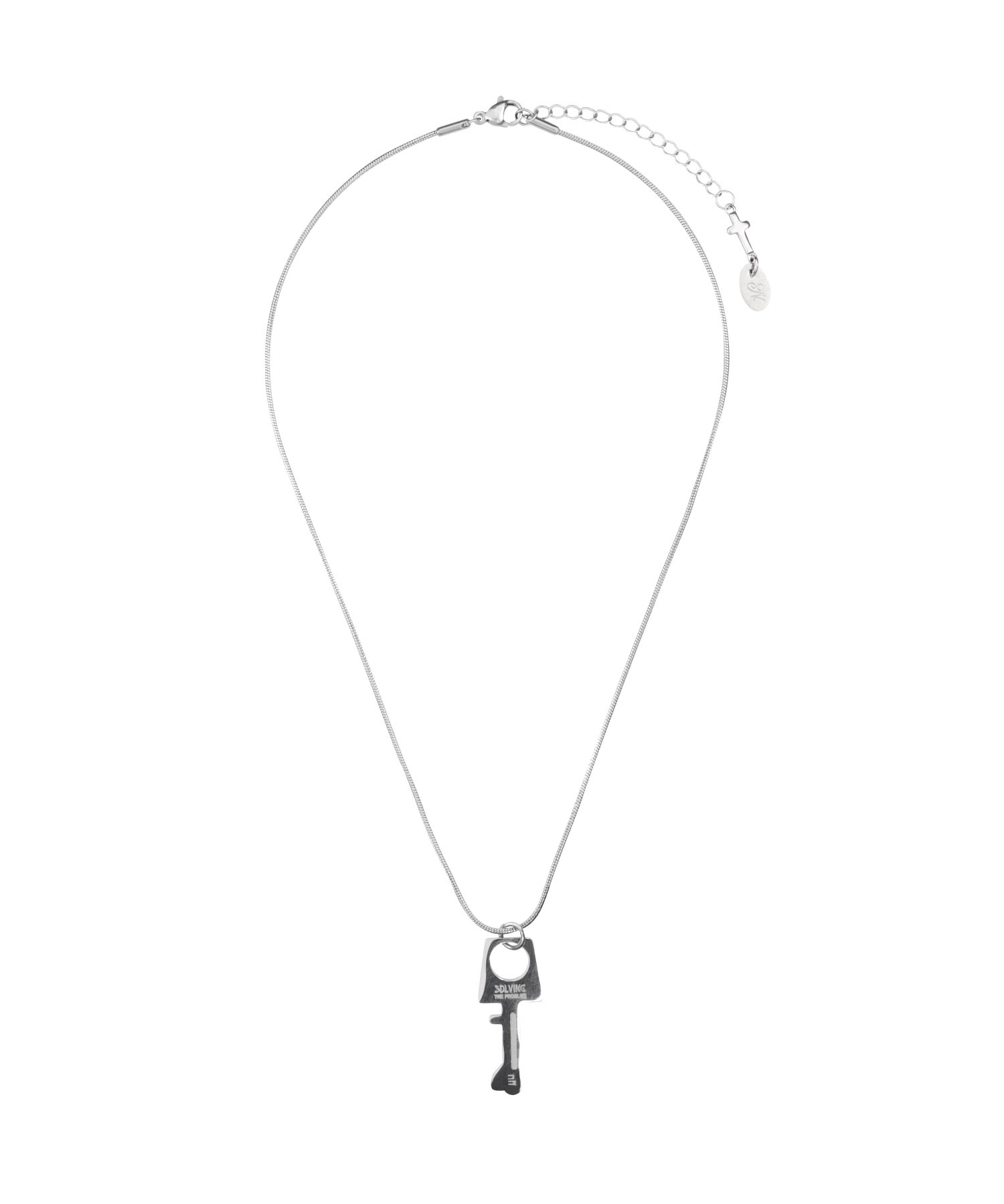 [韓国人気ジュエリー] nff solving key necklace-silver MUSINSA | NFF solving key necklace-silver