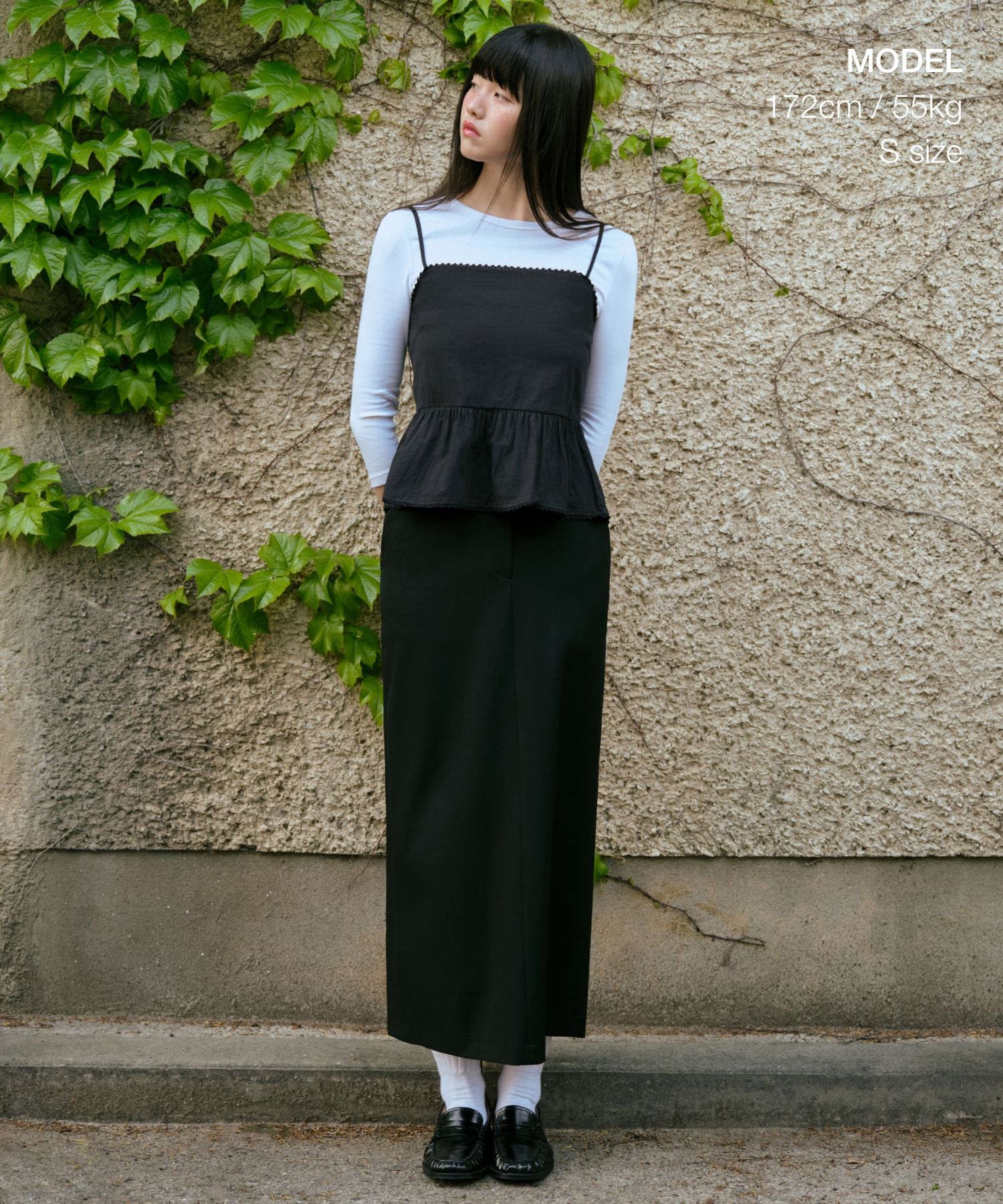 スカート musinsastandardwoman Women's Maxi Skirt Black MWBKS705-BK MUSINSA公式 | MUSINSA STANDARD WOMAN Women's Straight Maxi
