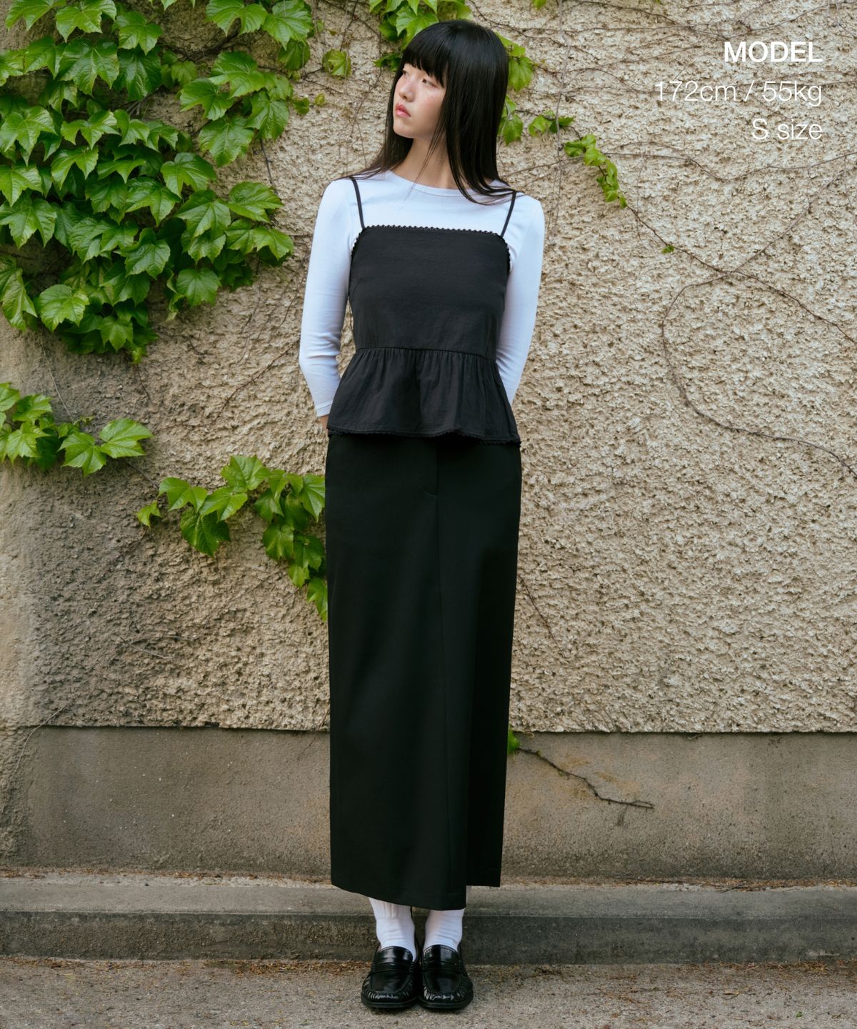 무신사 스탠다드 우먼(MUSINSA STANDARD WOMAN) 우먼즈 스트레이트 맥시 스커트 [블랙]