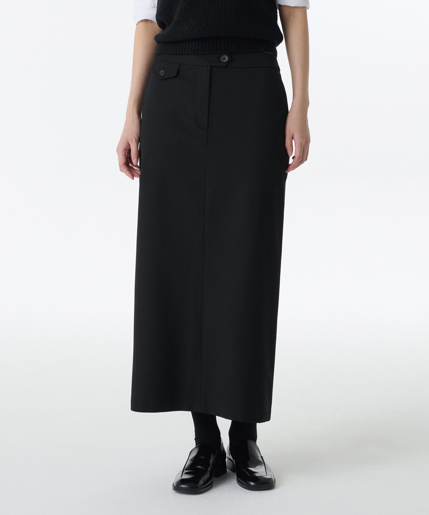 スカート musinsastandardwoman Women's Maxi Skirt Black MWBKS705-BK MUSINSA公式 | MUSINSA STANDARD WOMAN Women's Straight Maxi