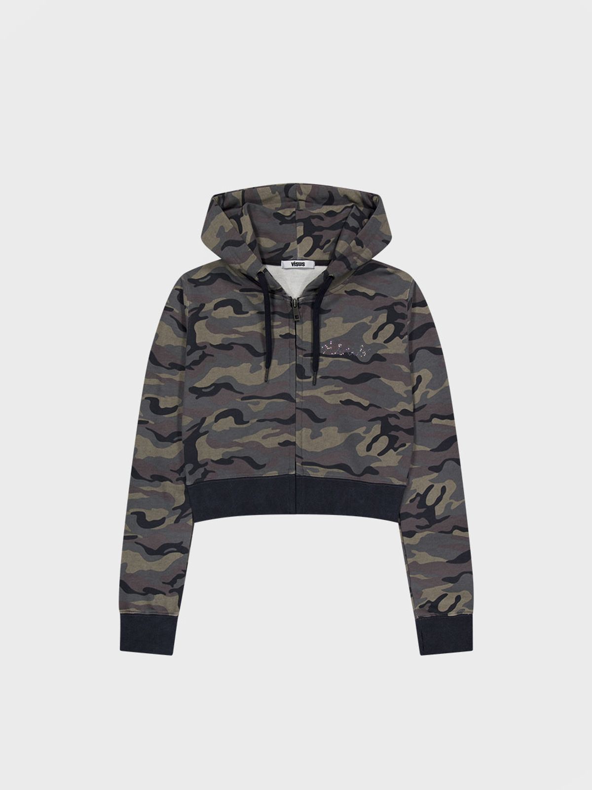 비수스(VISUS) Camoflage Hoodie_Grey