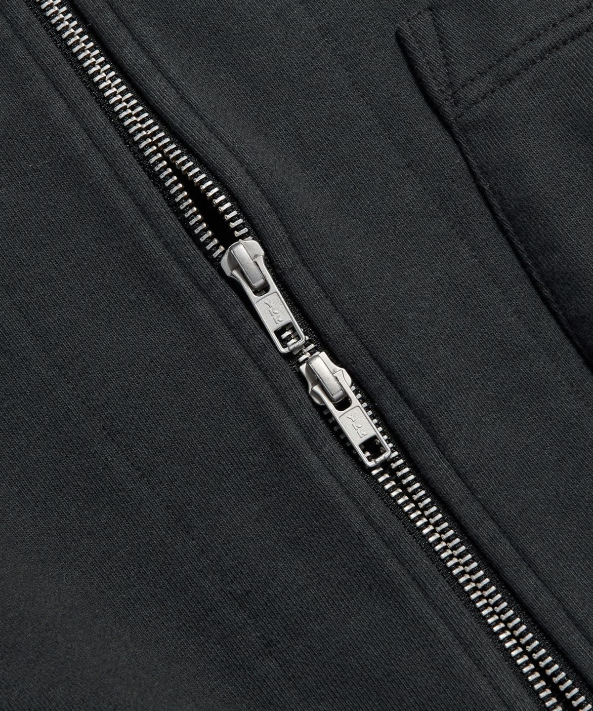 에스피오나지(ESPIONAGE) Full Zip Sweat Work Jacket Vintage Black