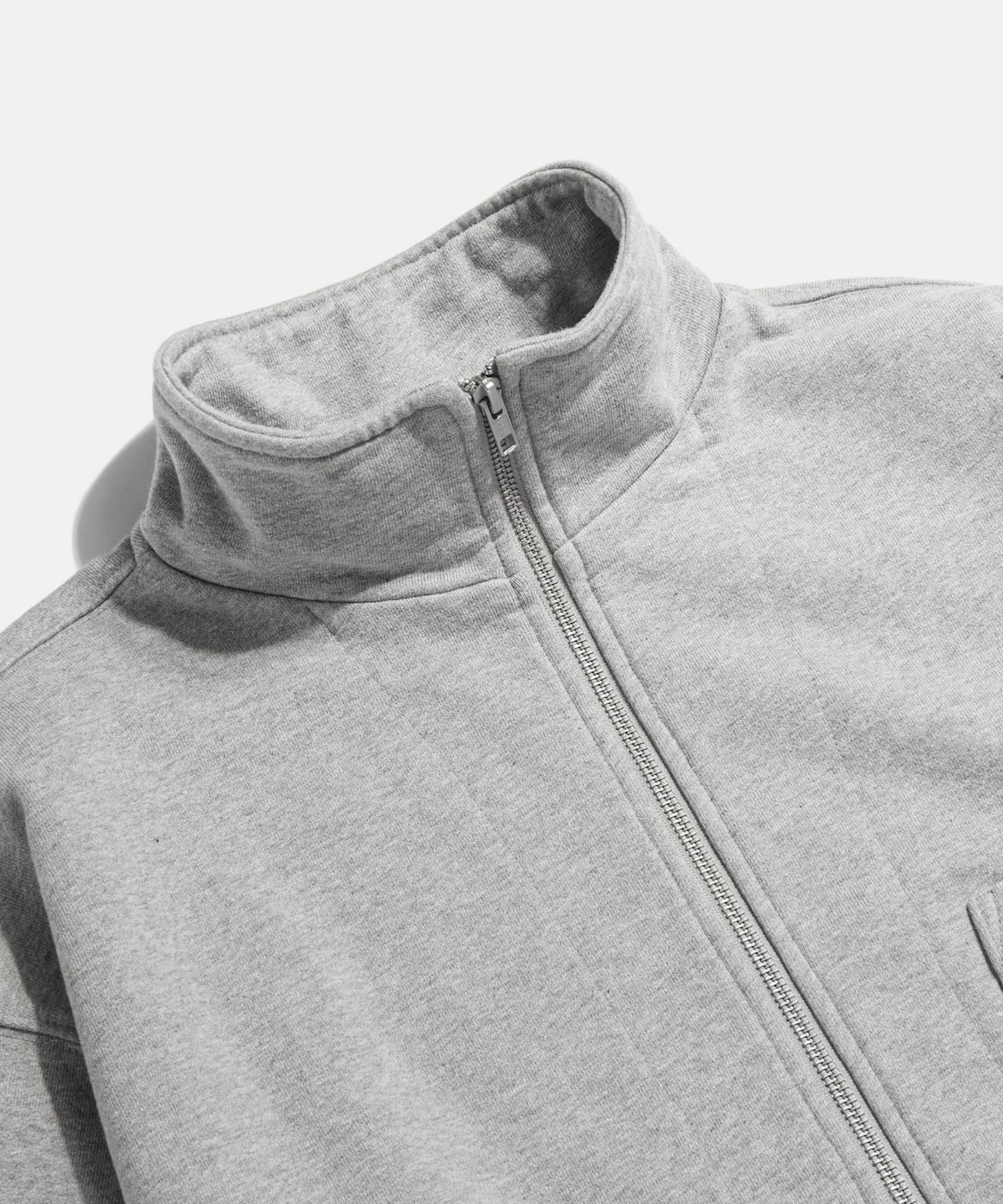 에스피오나지(ESPIONAGE) Full Zip Sweat Work Jacket Grey