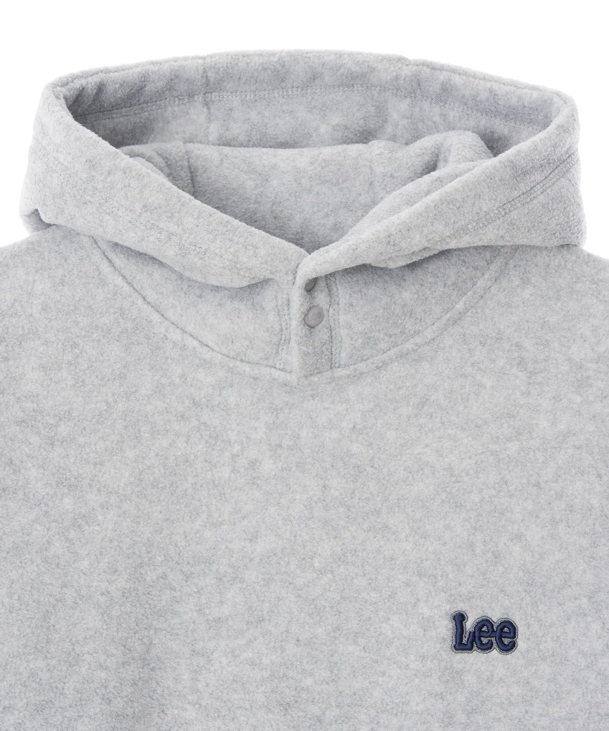 리(LEE) 스몰 트위치 플리스 후드 티셔츠 그레이