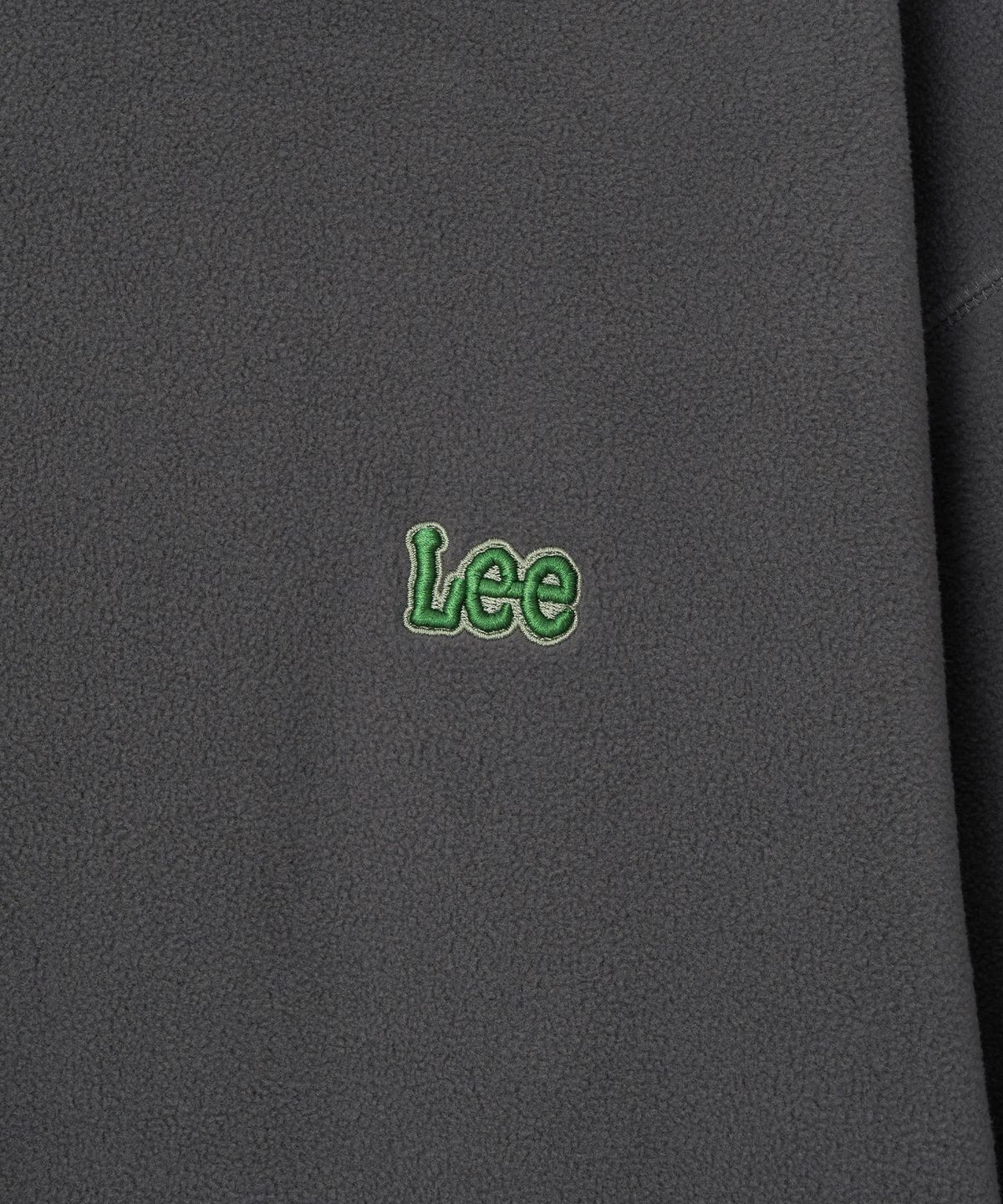 리(LEE) 스몰 트위치 플리스 후드 티셔츠 차콜