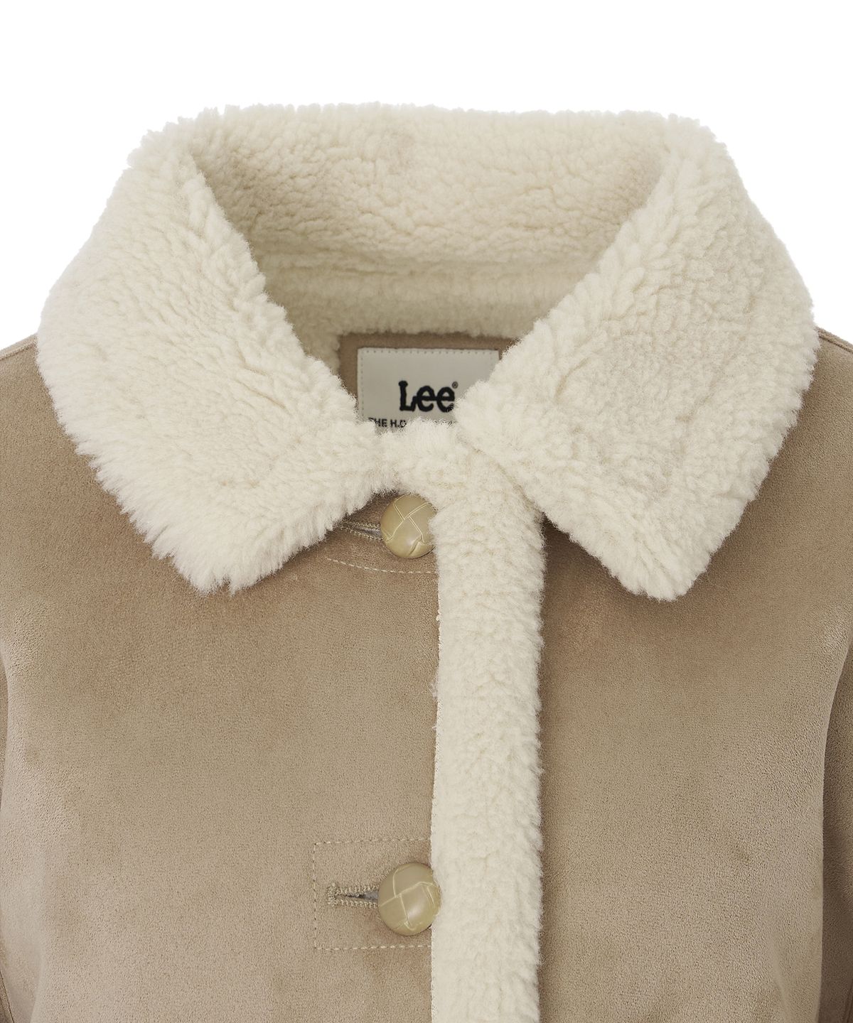 리(LEE) 우먼 무스탕 베이지