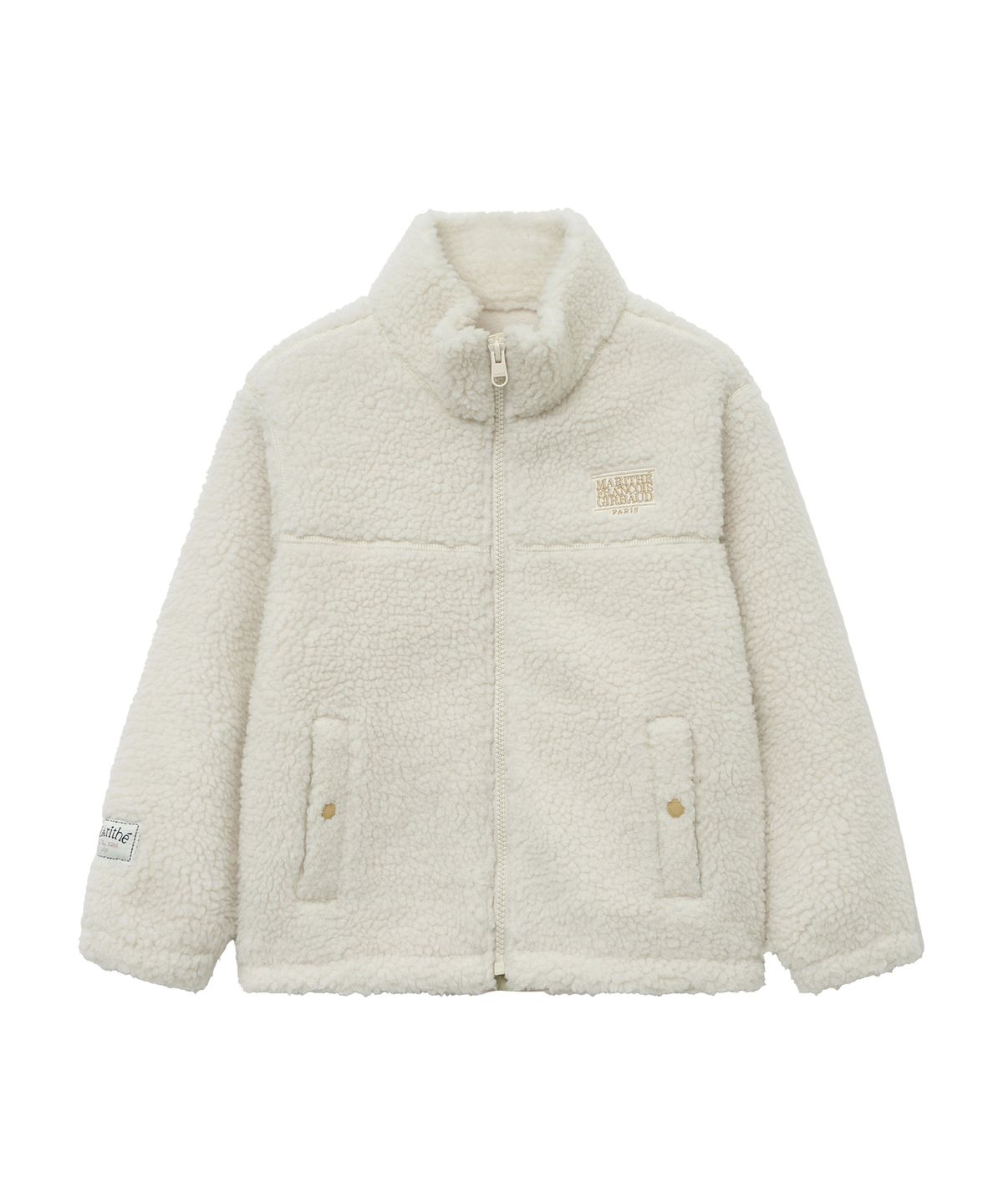 마리떼 키즈(MARITHÉ KIDS) ENFANT FLEECE JACKET ivory