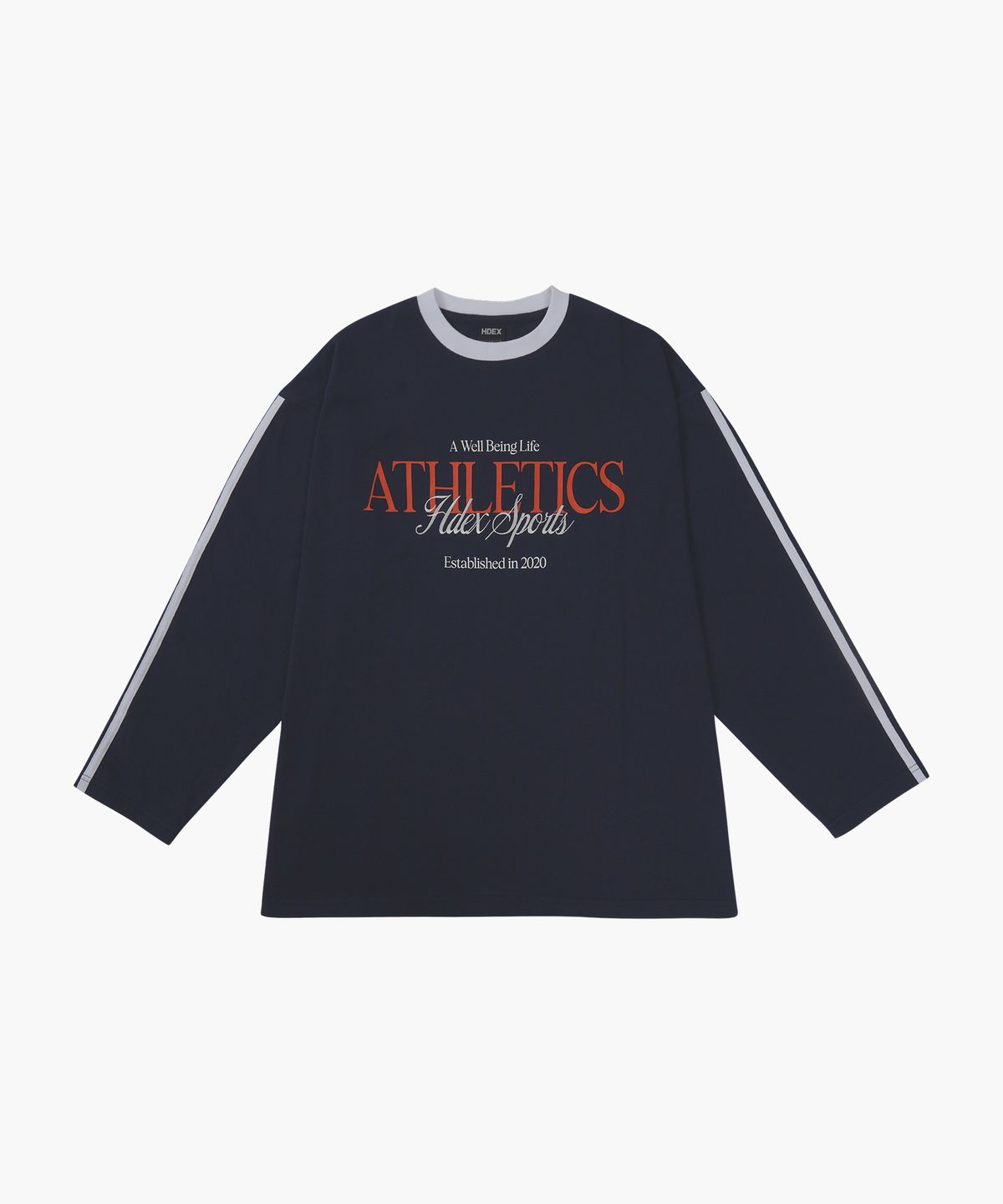에이치덱스(HDEX) 우먼스 웰 라이프 오버핏 롱 슬리브 (Navy)