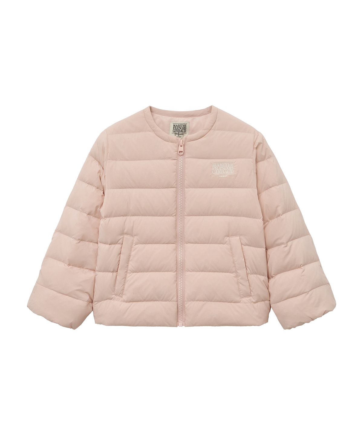 마리떼 키즈(MARITHÉ KIDS) ENFANT COLLARLESS LIGHTWEIGHT DUCK DOWN JACKET light pink