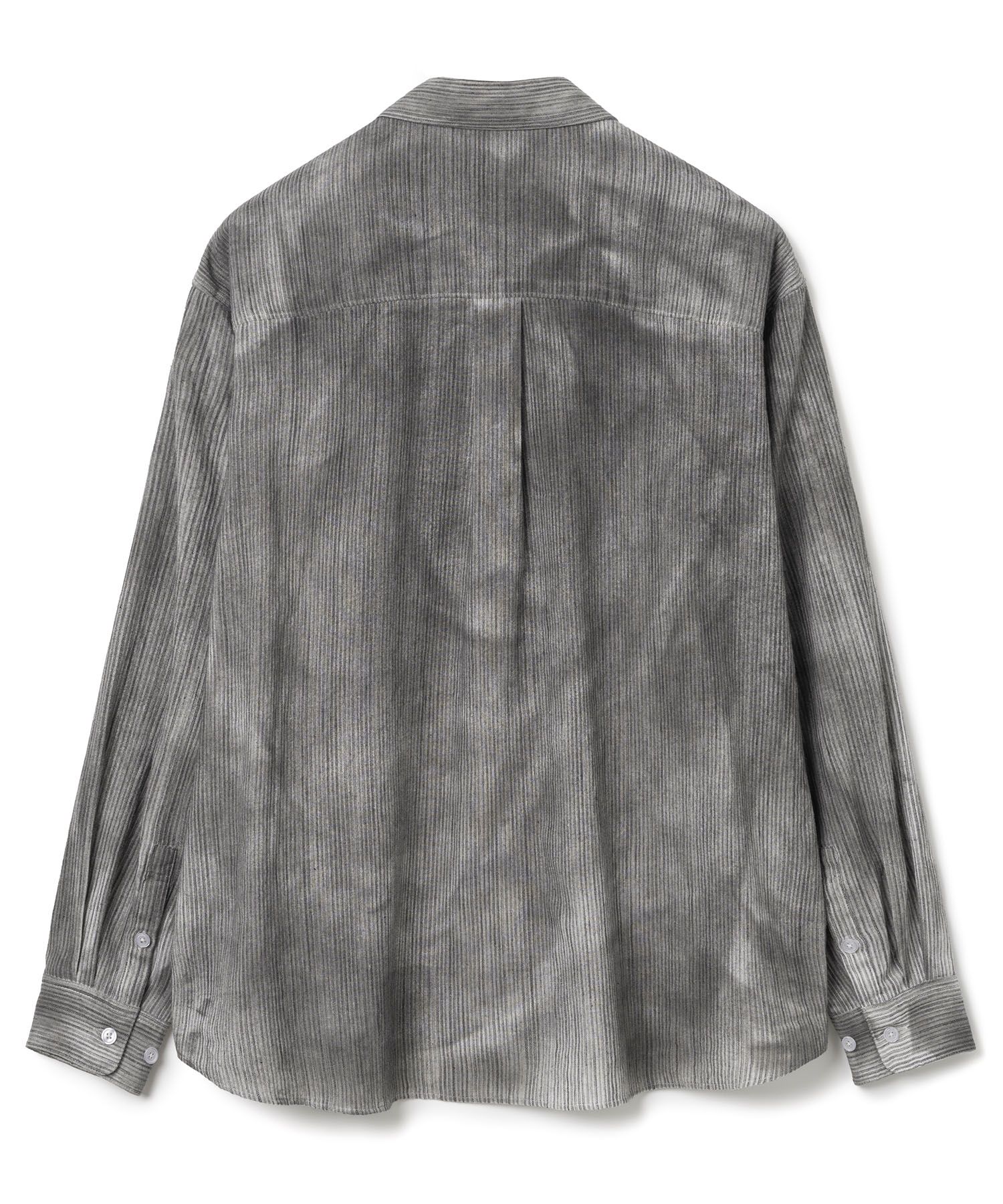 MILLO ARCHIVE☆WayVテン着用Overdying Stripe Shirts(2color) MUSINSA | MILLO ARCHIVE Overdying Stripe Shirts [Grunge Black]