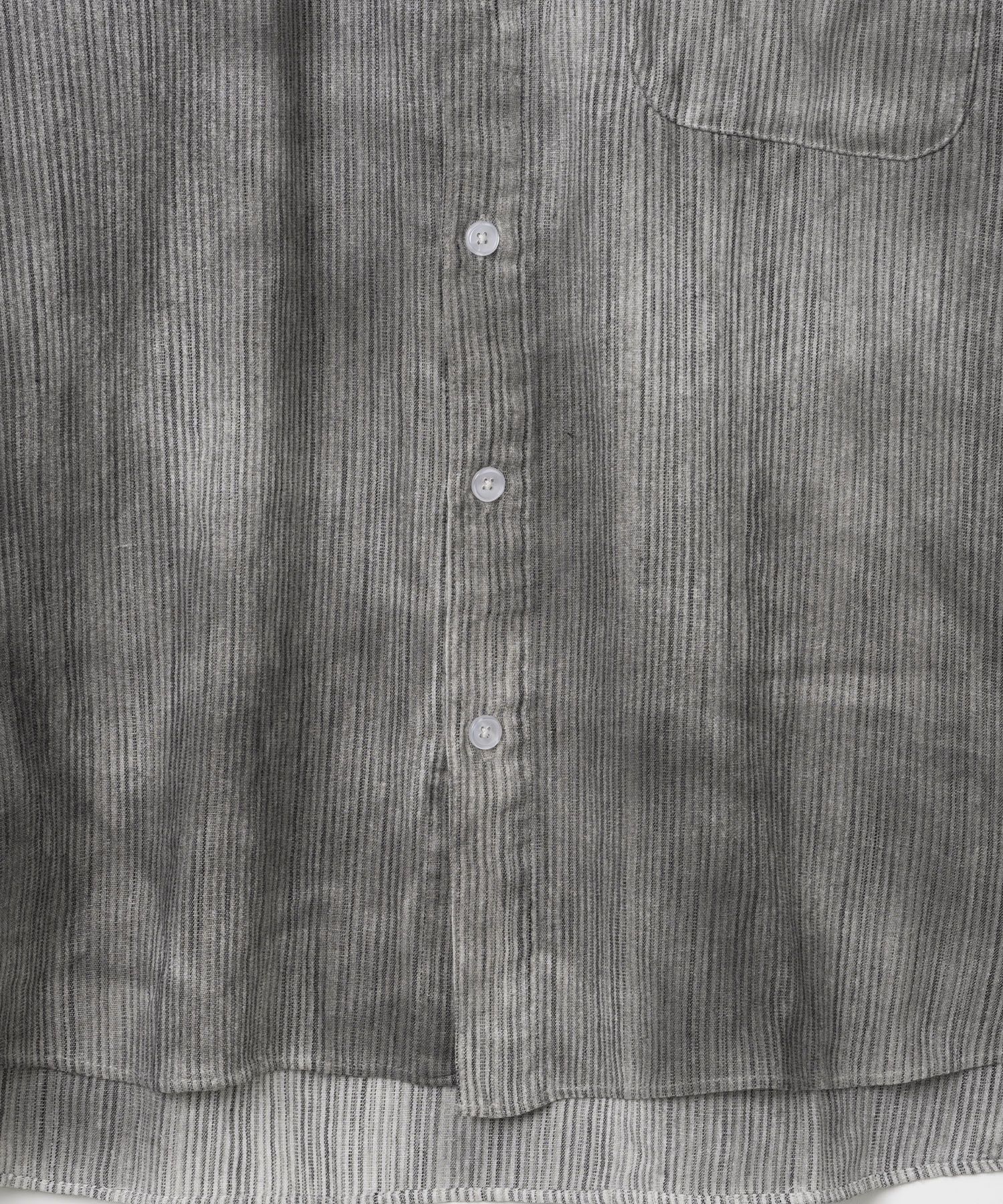 MILLO ARCHIVE☆WayVテン着用Overdying Stripe Shirts(2color) CDG Shirt: Men's Live Free Curved Printed Shirt (Stripe