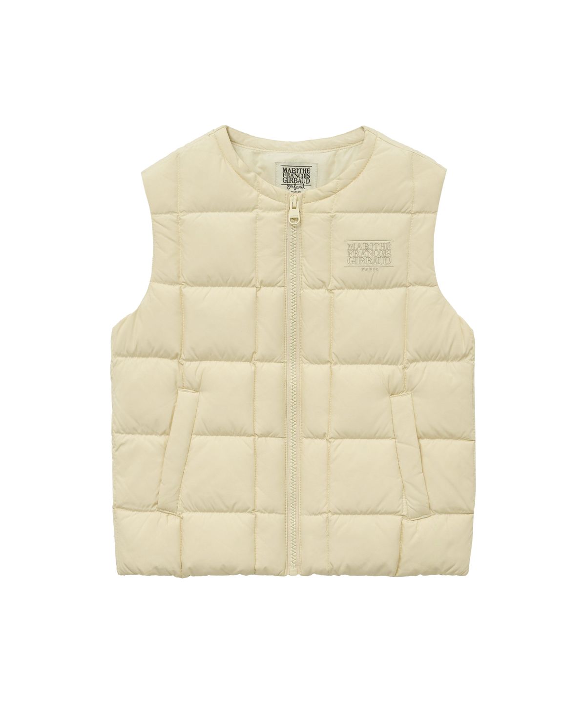 마리떼 키즈(MARITHÉ KIDS) ENFANT LIGHTWEIGHT DUCK DOWN VEST light yellow