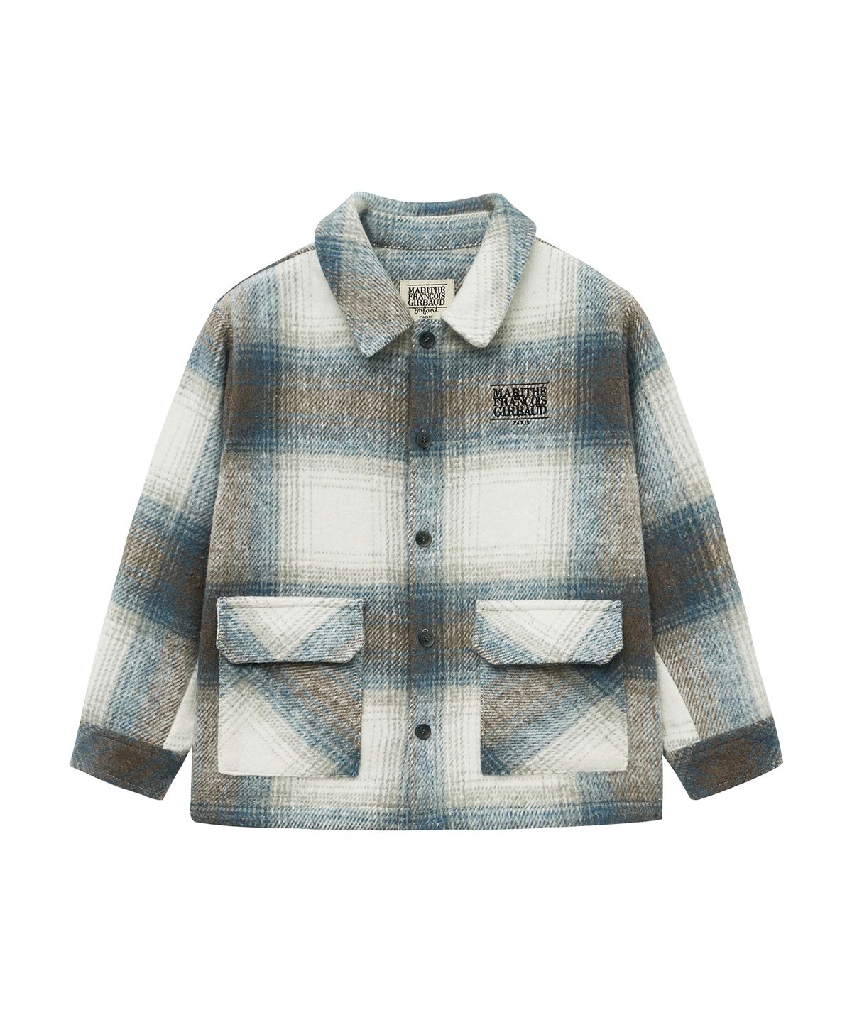 마리떼 키즈(MARITHÉ KIDS) ENFANT WOOL SHIRTS ash blue
