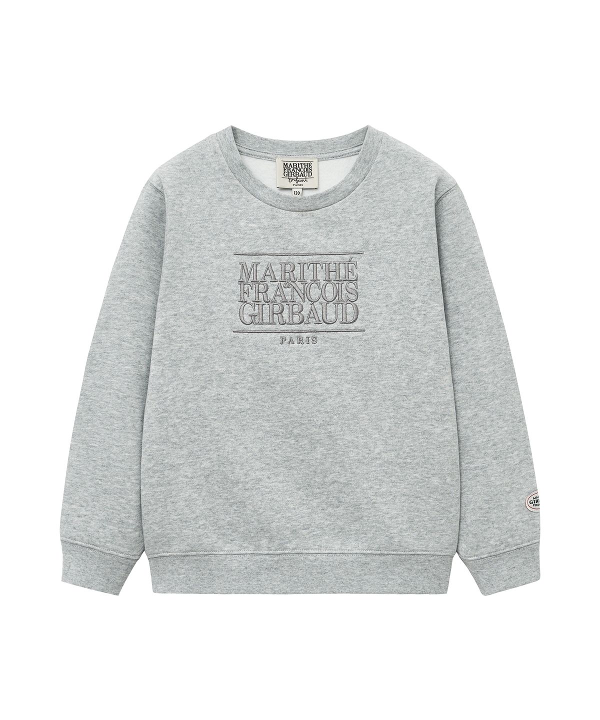 마리떼 키즈(MARITHÉ KIDS) ENFANT CLASSIC LOGO SWEATSHIRT (BRUSHED) melange gray