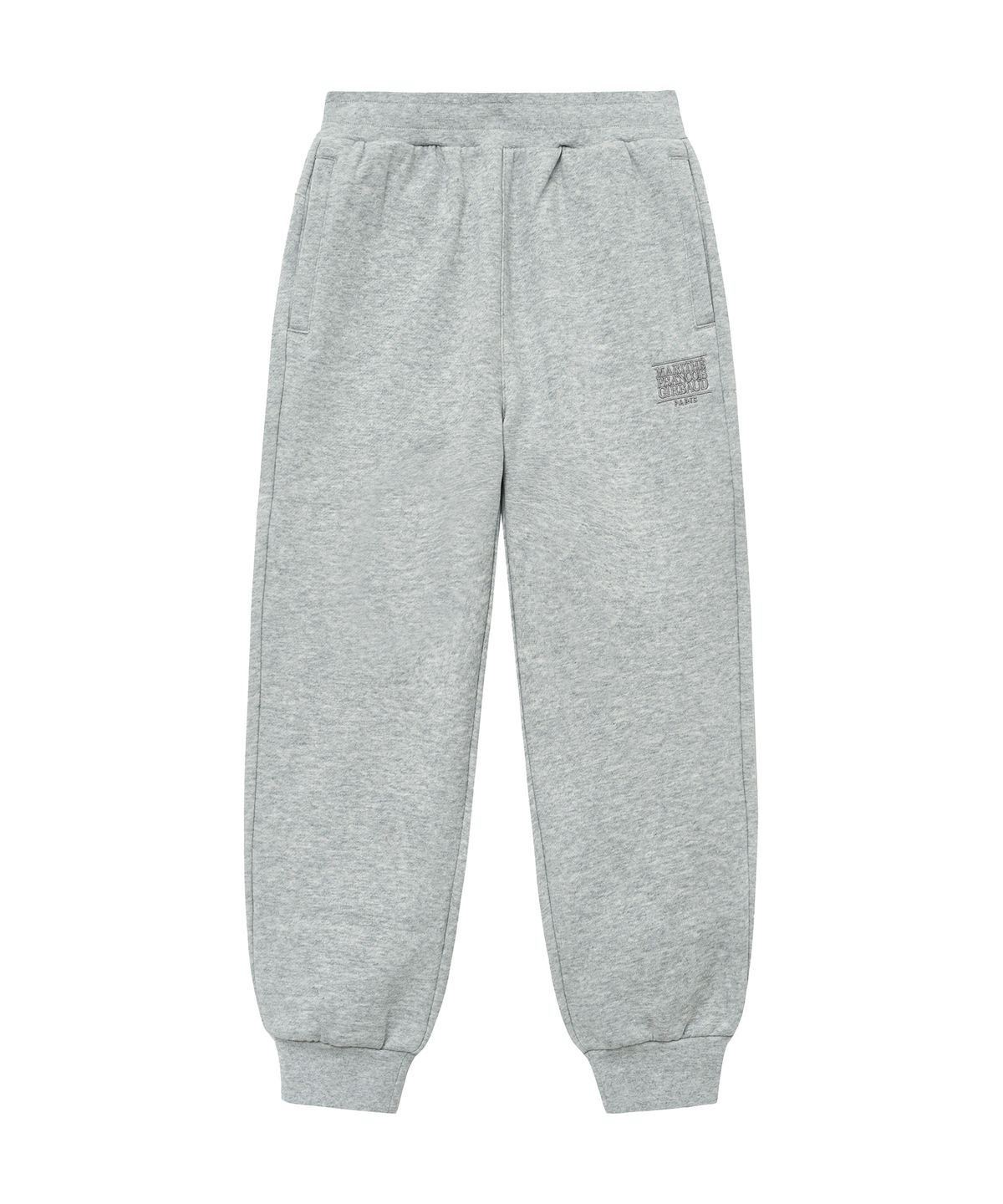 마리떼 키즈(MARITHÉ KIDS) ENFANT CLASSIC LOGO SWEAT PANTS (BRUSHED) melange gray