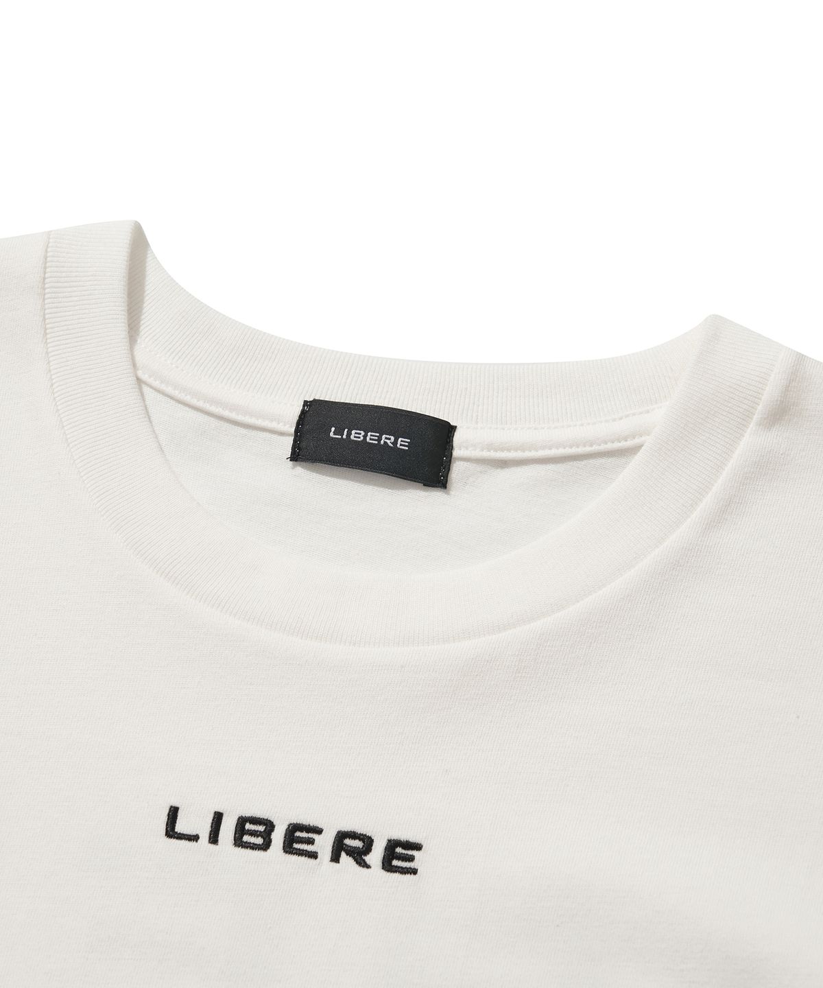 리베레(LIBERE) LIBERE LOGO LS TEE / WHITE