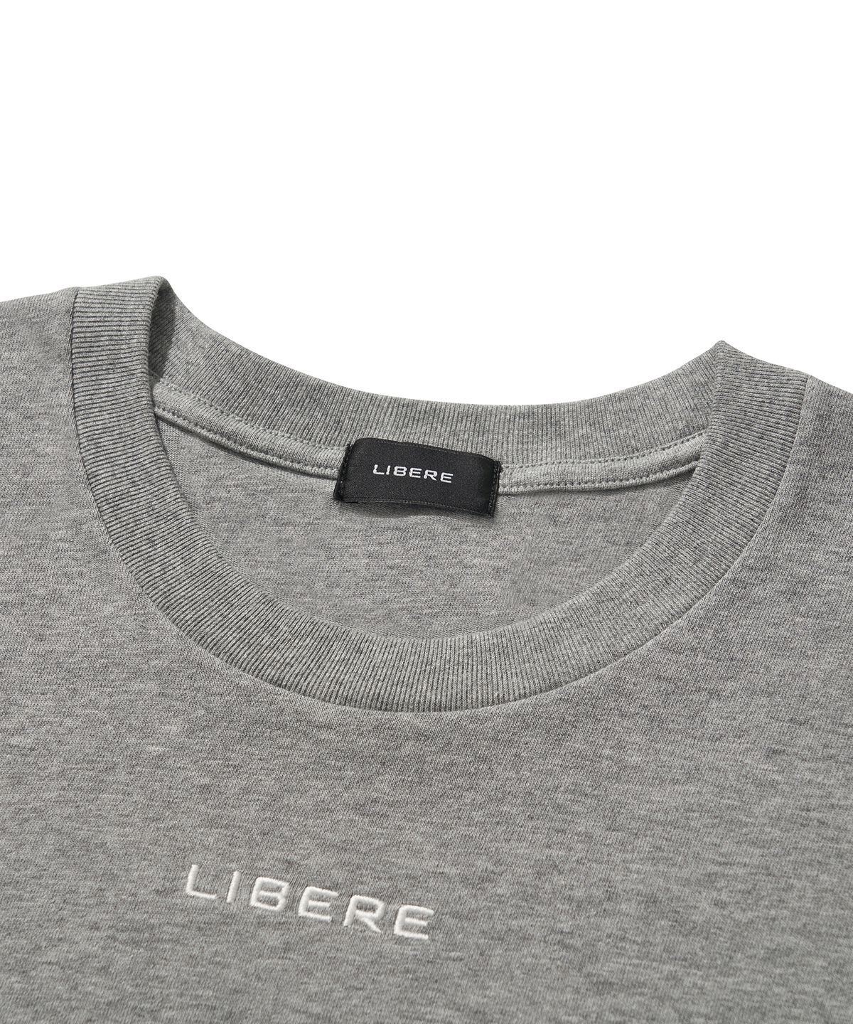리베레(LIBERE) LIBERE LOGO LS TEE / GRAY
