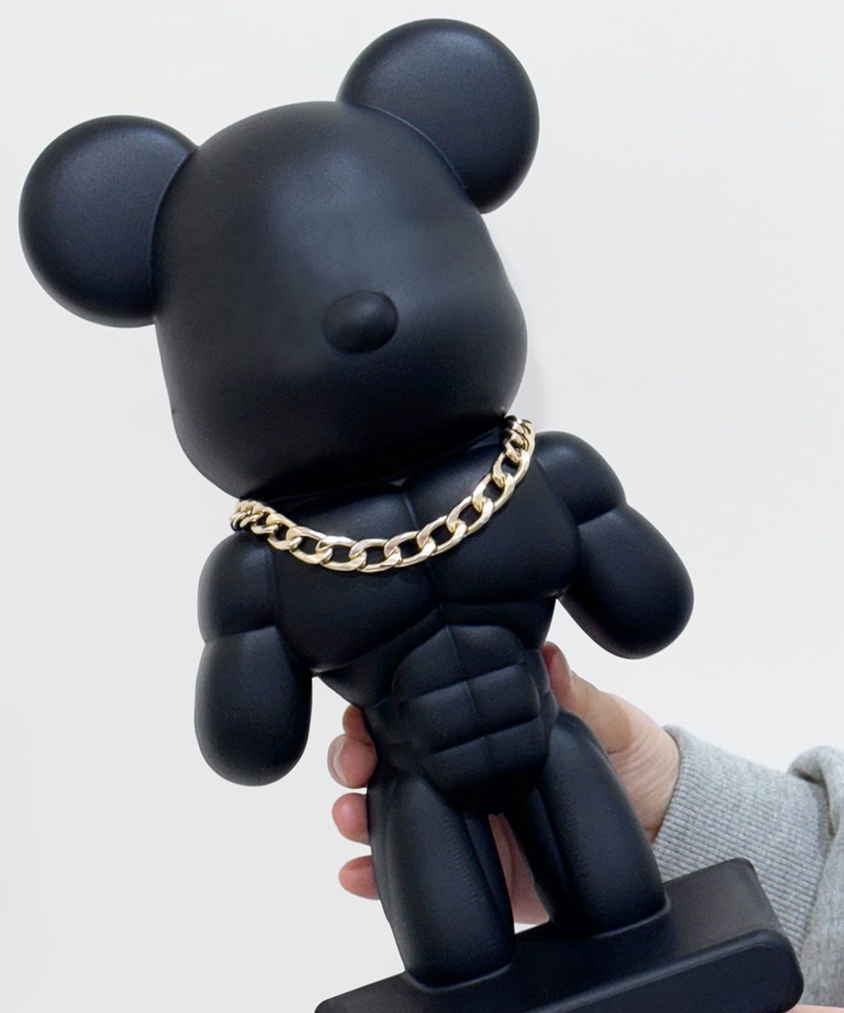 뉴베너(NEWVANNER) 토이베어 인테리어 대형 28cm 근육 석고방향제 디퓨저