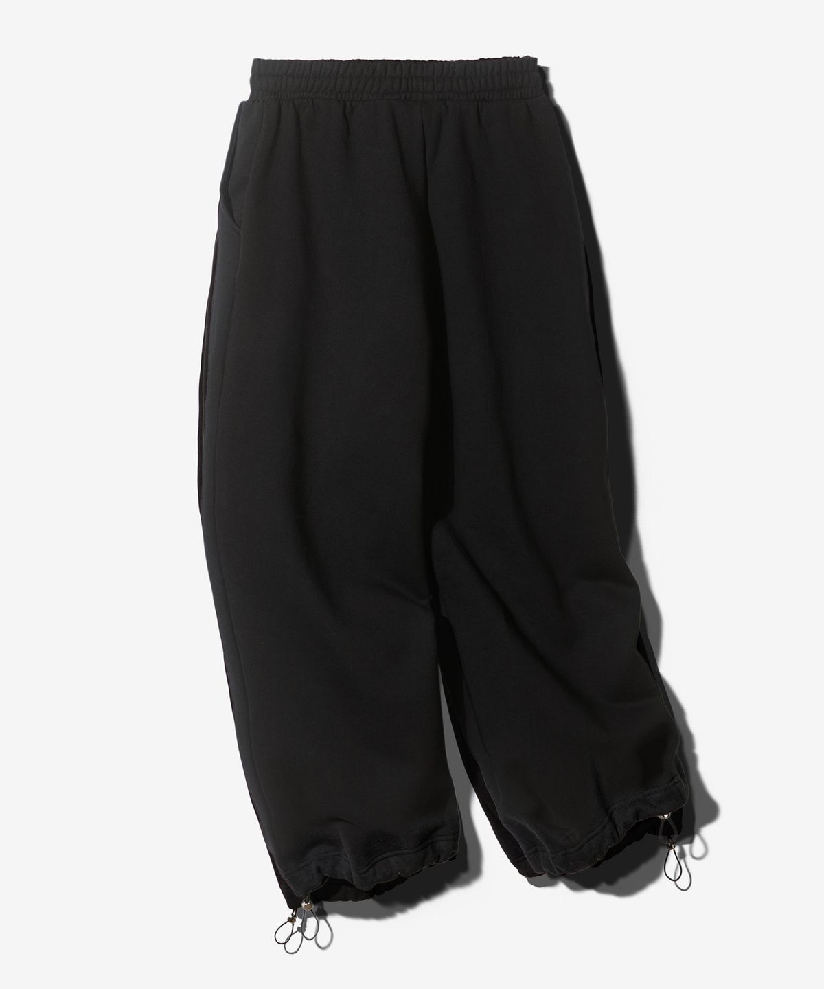 팬쇼(FANSHOW) MWL STRING ONE TUCK PANTS - BLACK