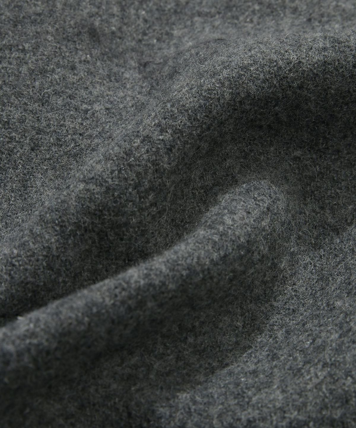 커버낫 우먼(COVERNAT WOMAN) 우먼 크롭 시어링 카라 더플 코트 Charcoal