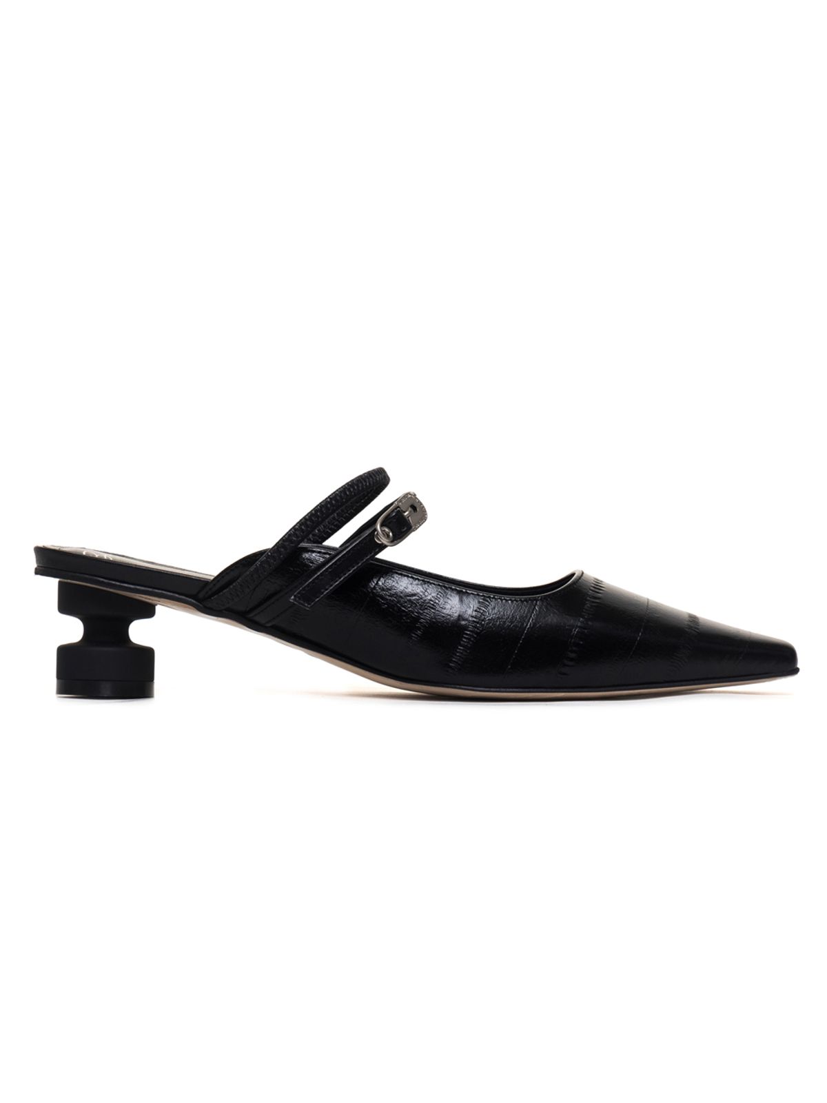 블랑토(BLANC TOE) 스트랩 뮬  TWO STRAP MULE 40[F78-BLACK]