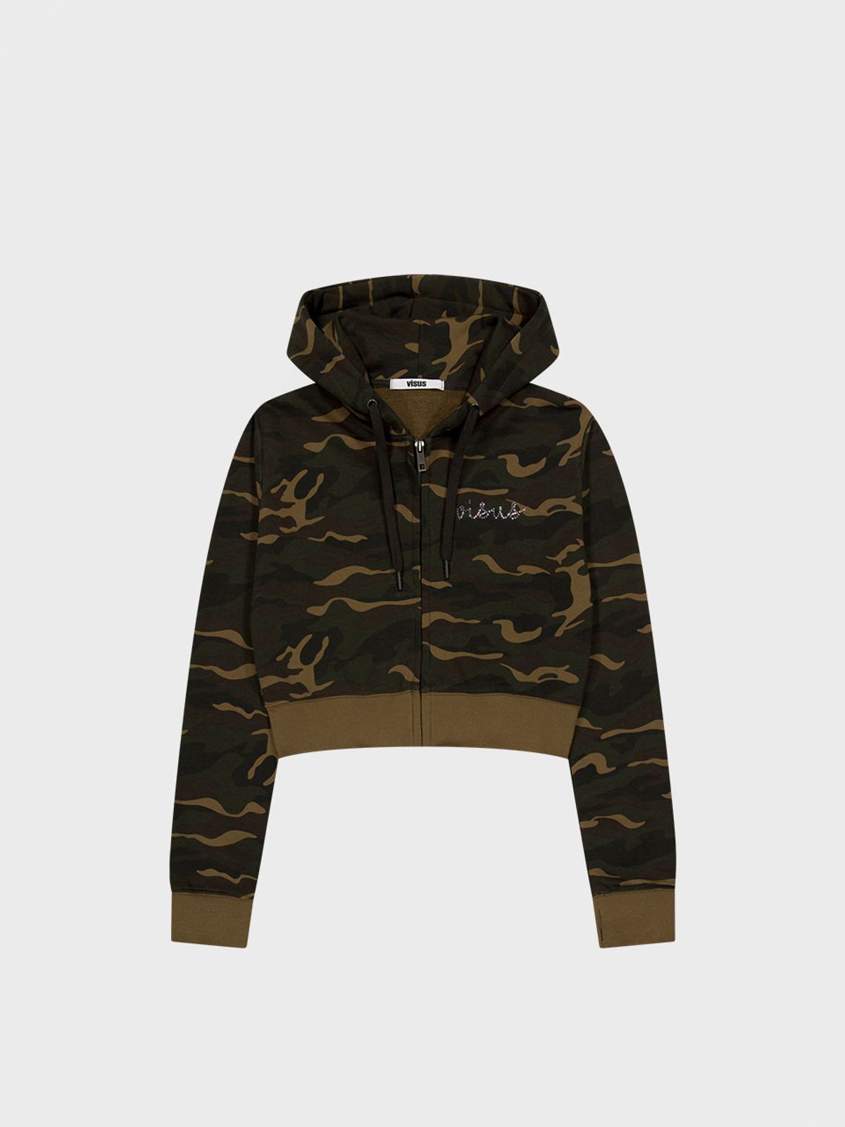 비수스(VISUS) Camoflage Hoodie_Brown