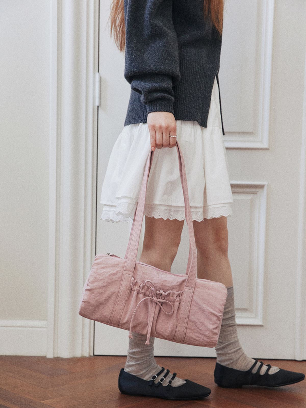 하이칙스(HIGH CHEEKS) Soft Ribbon Duffle Bag(3Colors)_HC2479BG001M