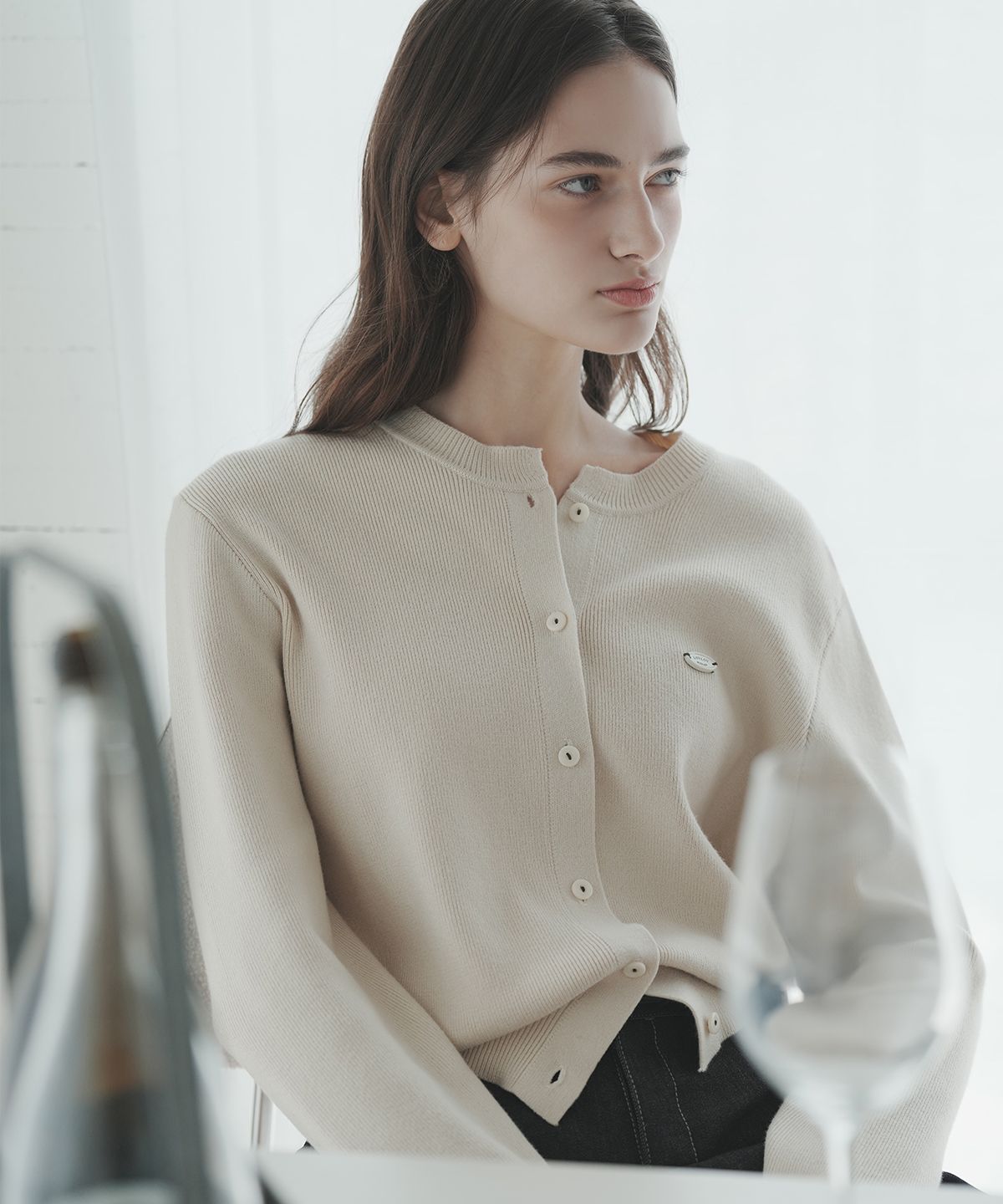 로브로브(LOVLOV) MY ATTITUDE KNIT CARDIGAN