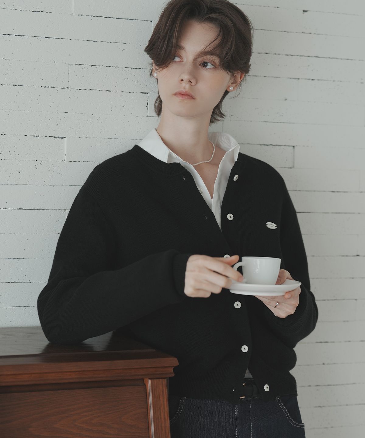 로브로브(LOVLOV) MY ATTITUDE KNIT CARDIGAN