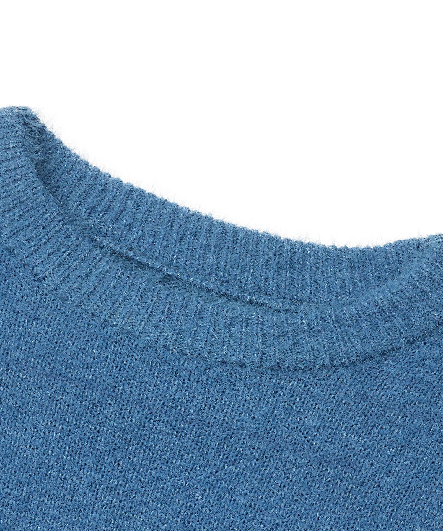 MUSINSA | DOFFJASON NOMAD HAIRY KNIT LAPIS BLUE (F/W VER.)