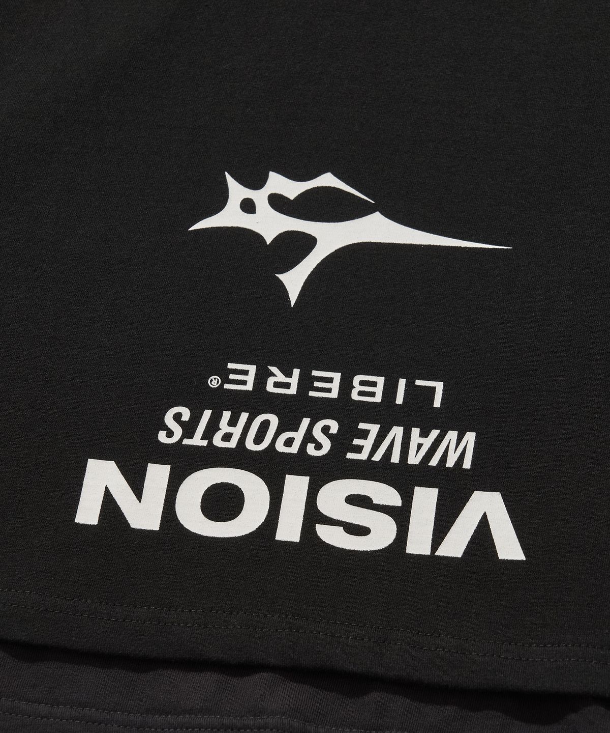 리베레(LIBERE) 3 LAYERED HOODIE / BLACK