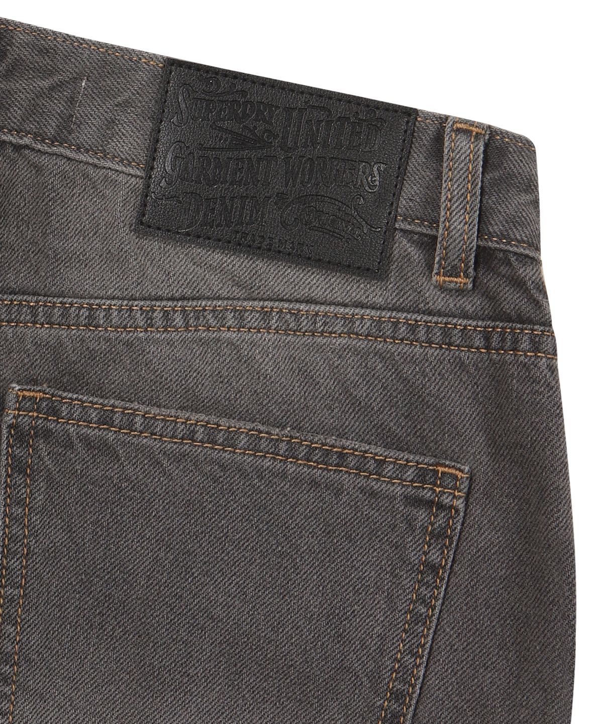 슈퍼드라이(SUPERDRY) W 데님 카펜터 롱 스커트 블랙