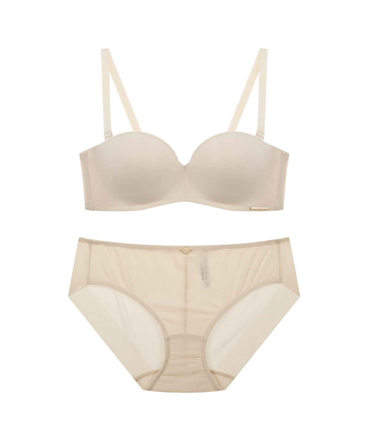 원더브라(WONDERBRA) 데일리 하프컵 브라팬티 세트 (3color)
