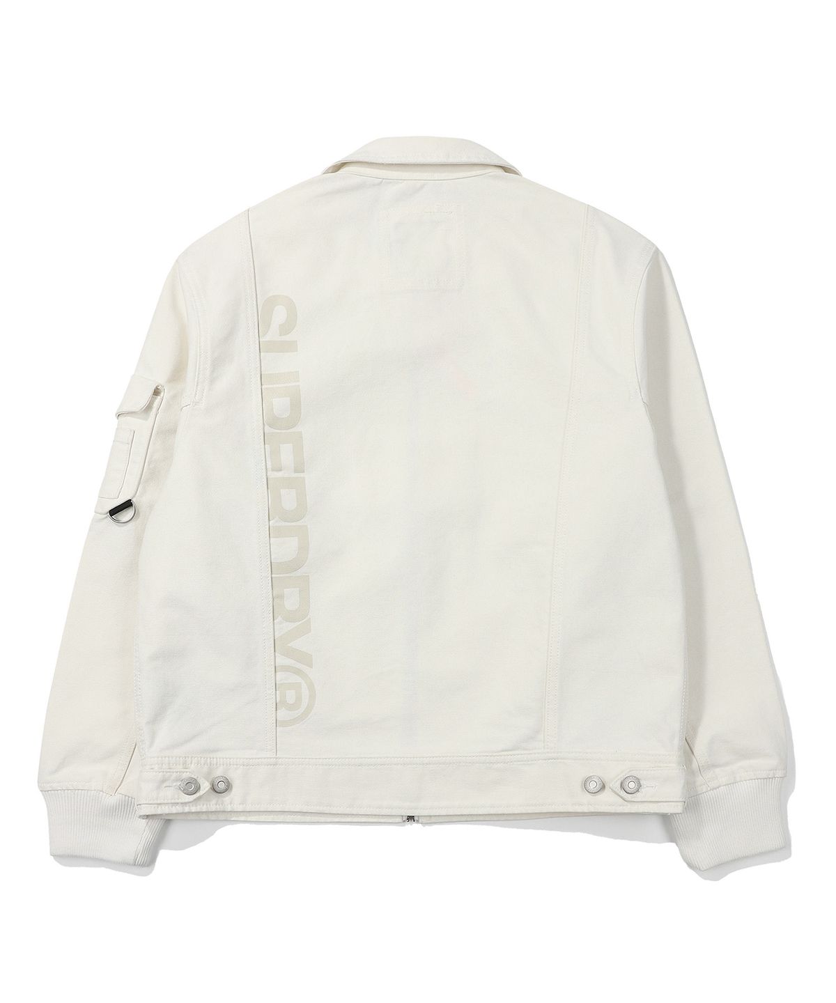 슈퍼드라이(SUPERDRY) 빈티지 2WAY 코튼 블루종 아이보리