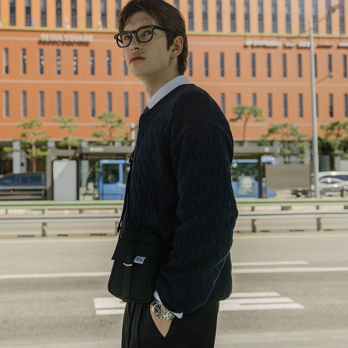 스위치(SWEETCH) PASSPORT BAG 003 Stone Grey