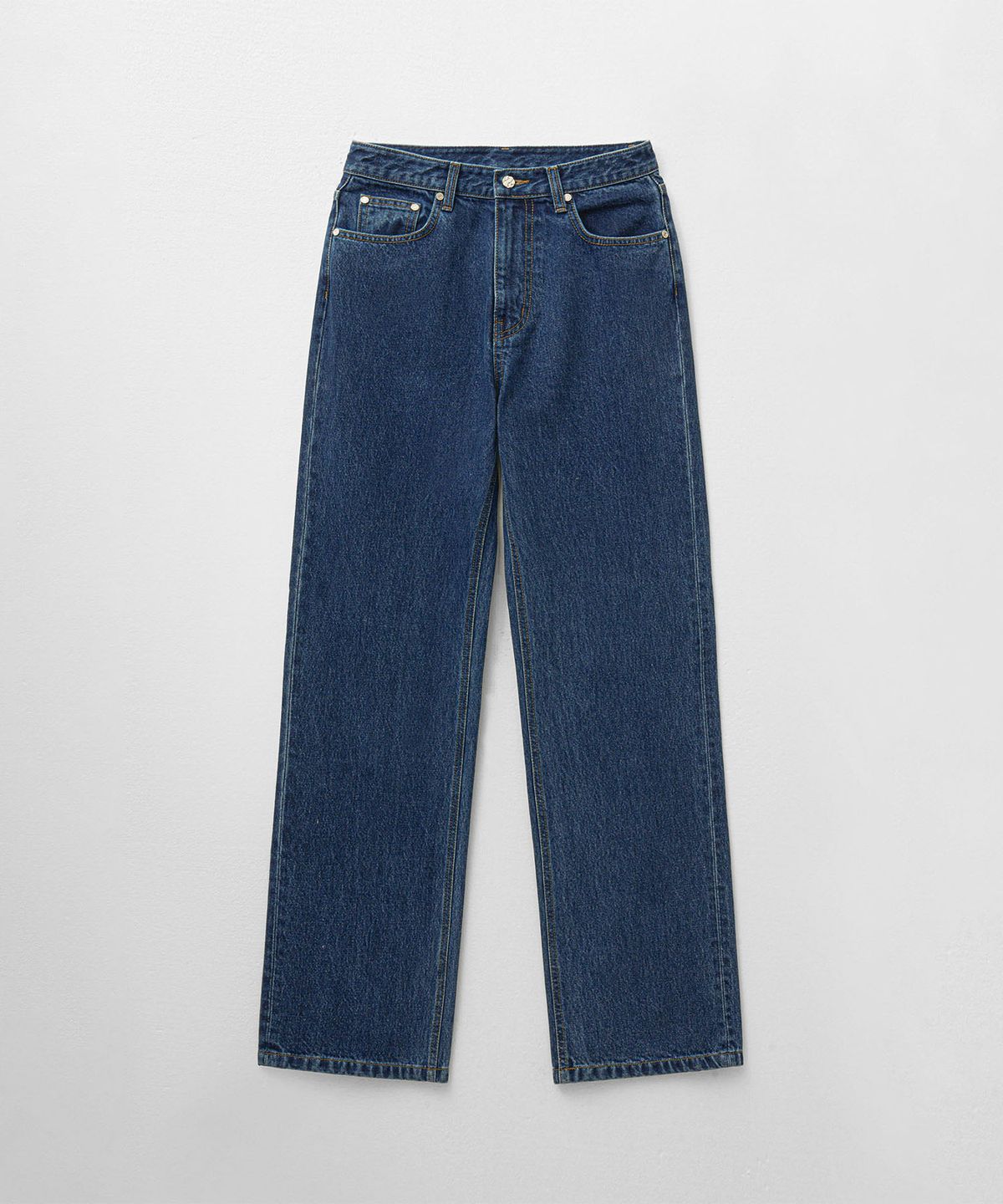 몽돌(MONGDOL) 스트레이트 데님진 딥블루 MDPT056DBLUE