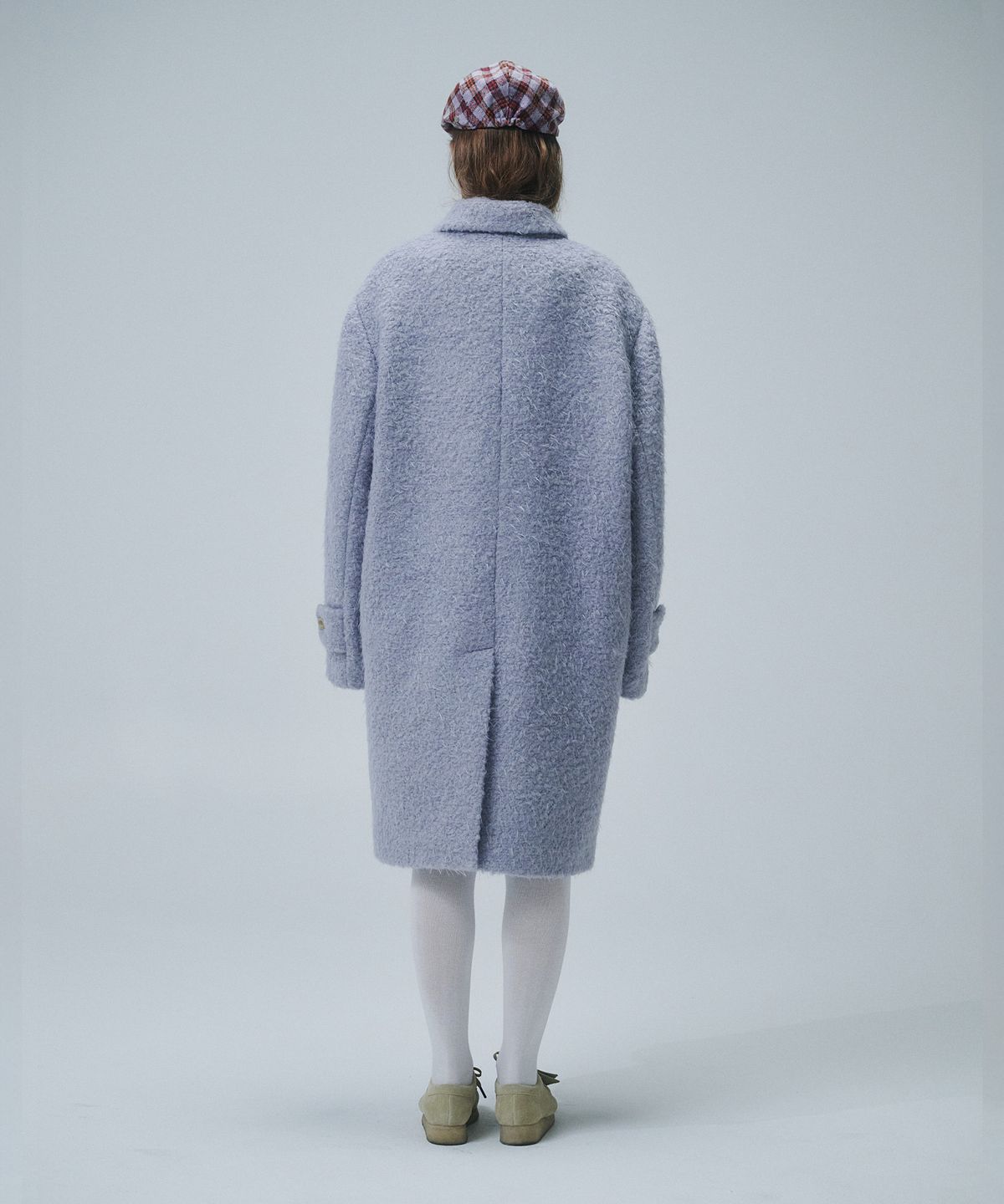 펀프롬펀(FUNFROMFUN) CHECK HUNTING CAP, VIOLET